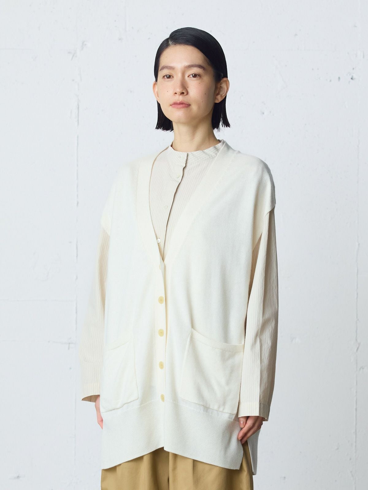 MidiUmi ロングニットベスト｜ MARcourt ONLINE STORE - マーコート