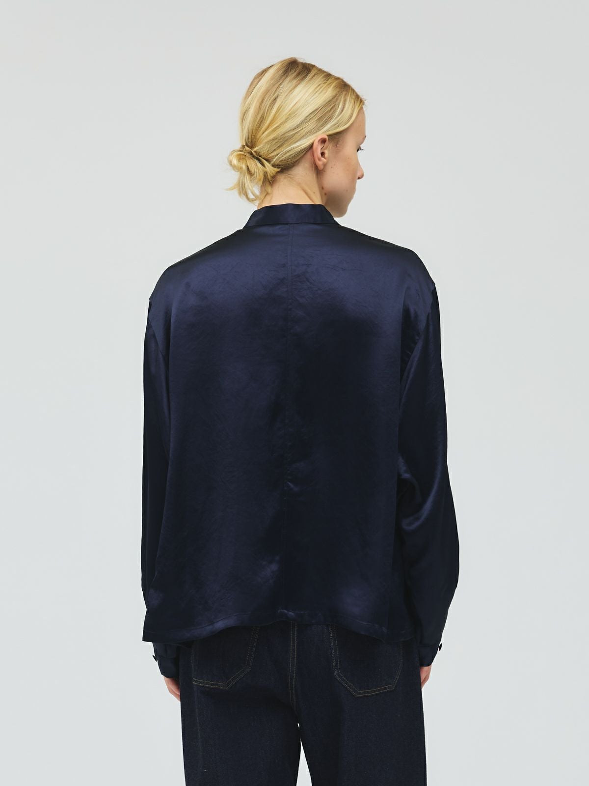 mizuiro ind サテンワークシャツ｜ MARcourt ONLINE STORE
