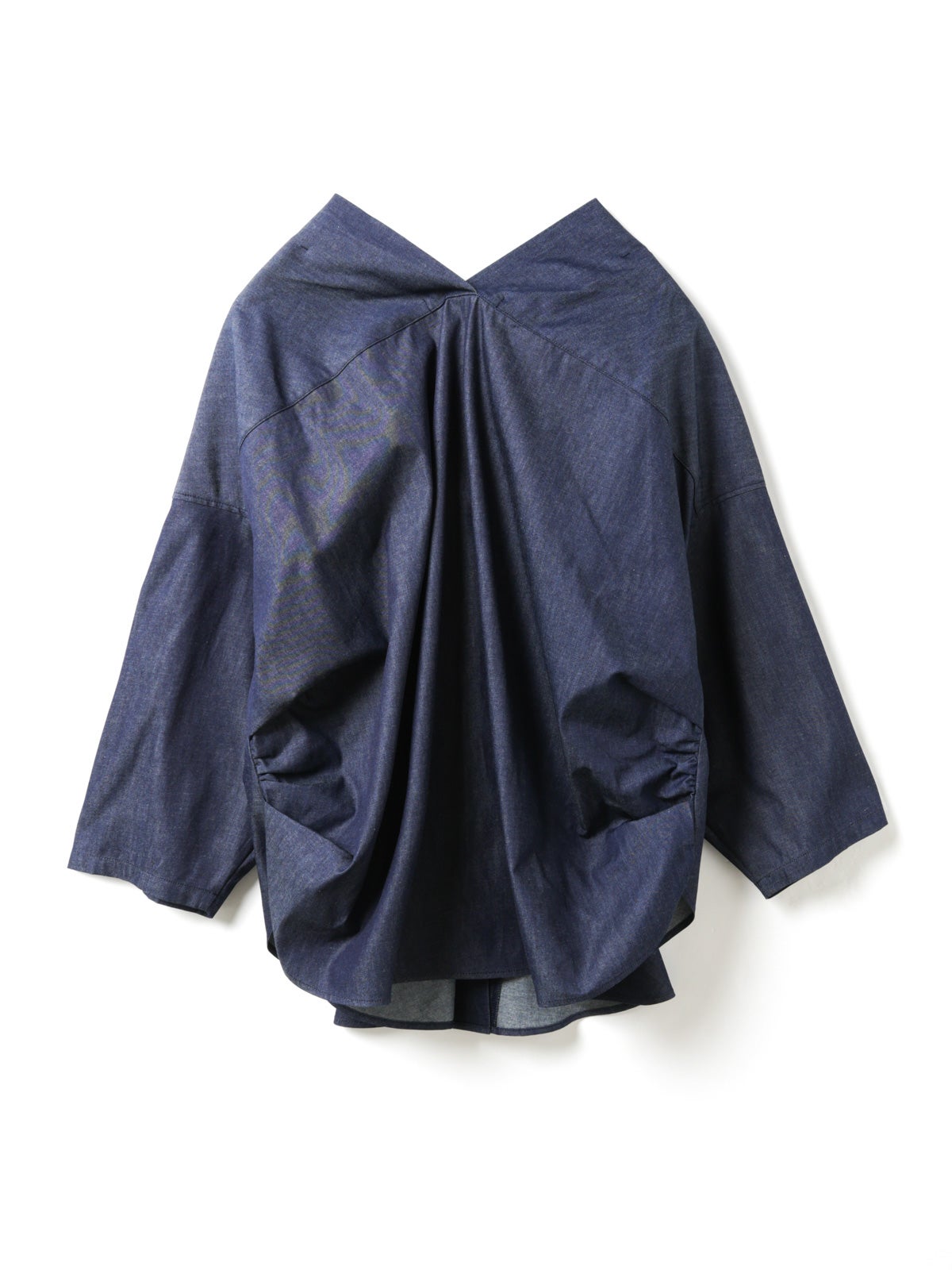 mizuiro ind Vネックデニムシャツ｜ MARcourt ONLINE STORE