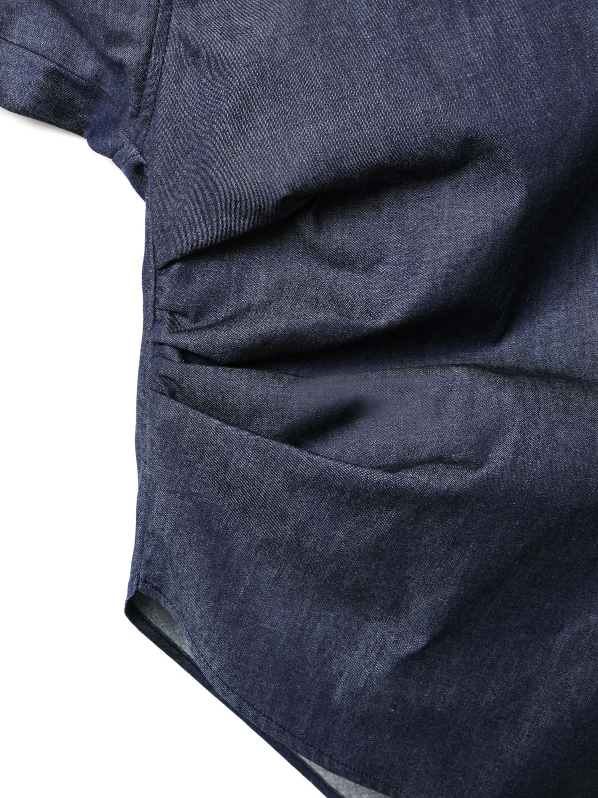 mizuiro ind Vネックデニムシャツ｜ MARcourt ONLINE STORE