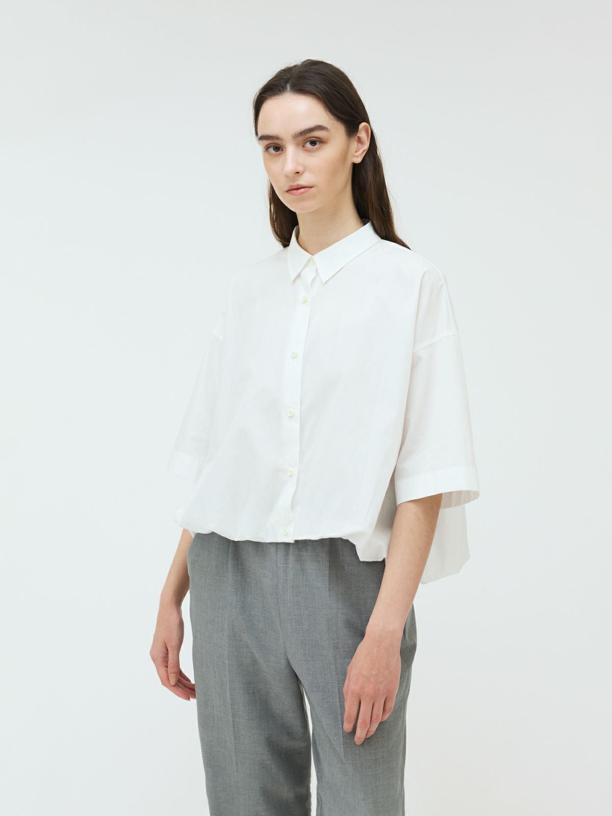 mizuiro ind ハーフスリーブバルーンシャツ｜ MARcourt ONLINE STORE