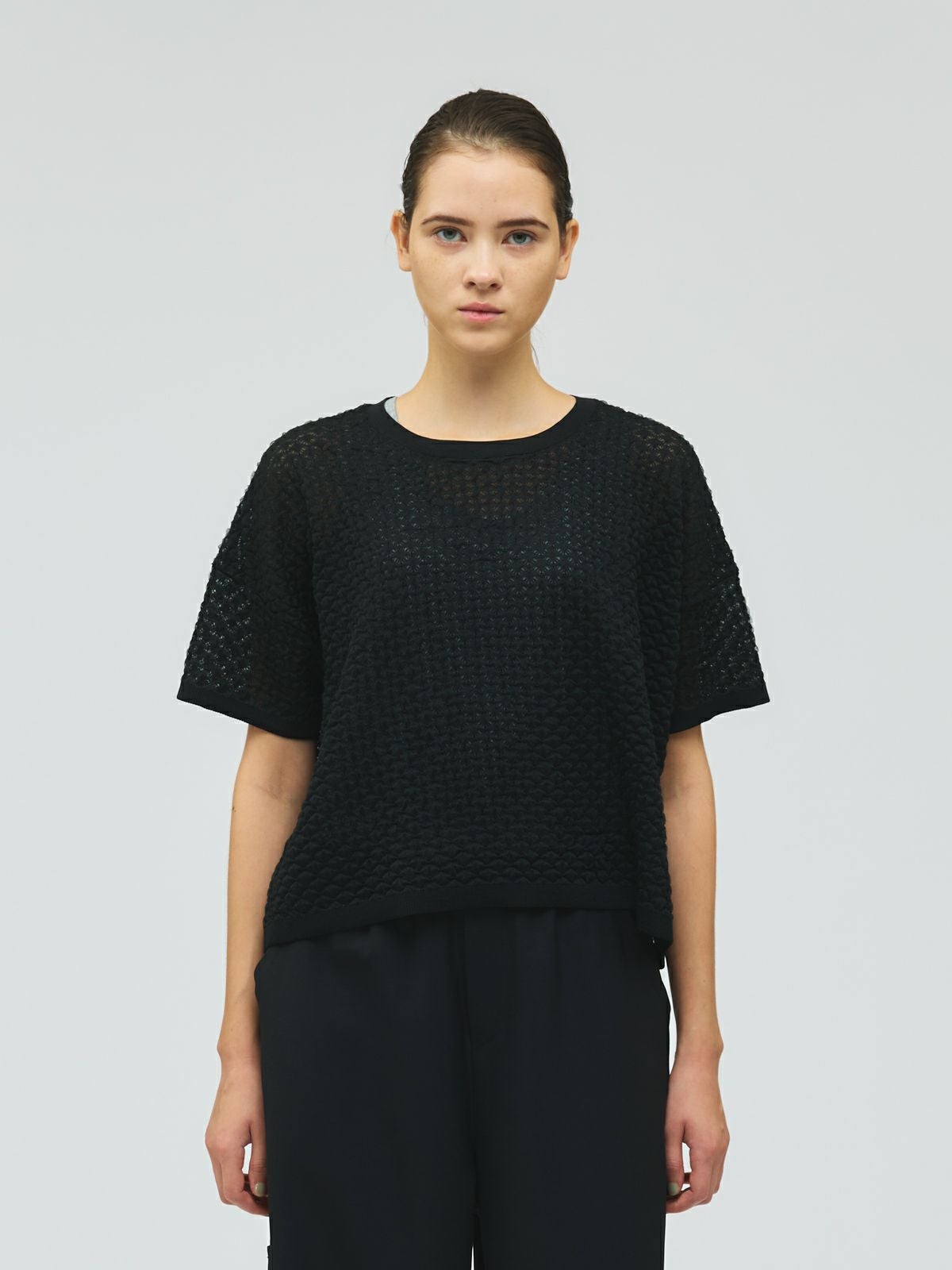 mizuiro ind パターンシアーワイドプルオーバー｜ MARcourt ONLINE