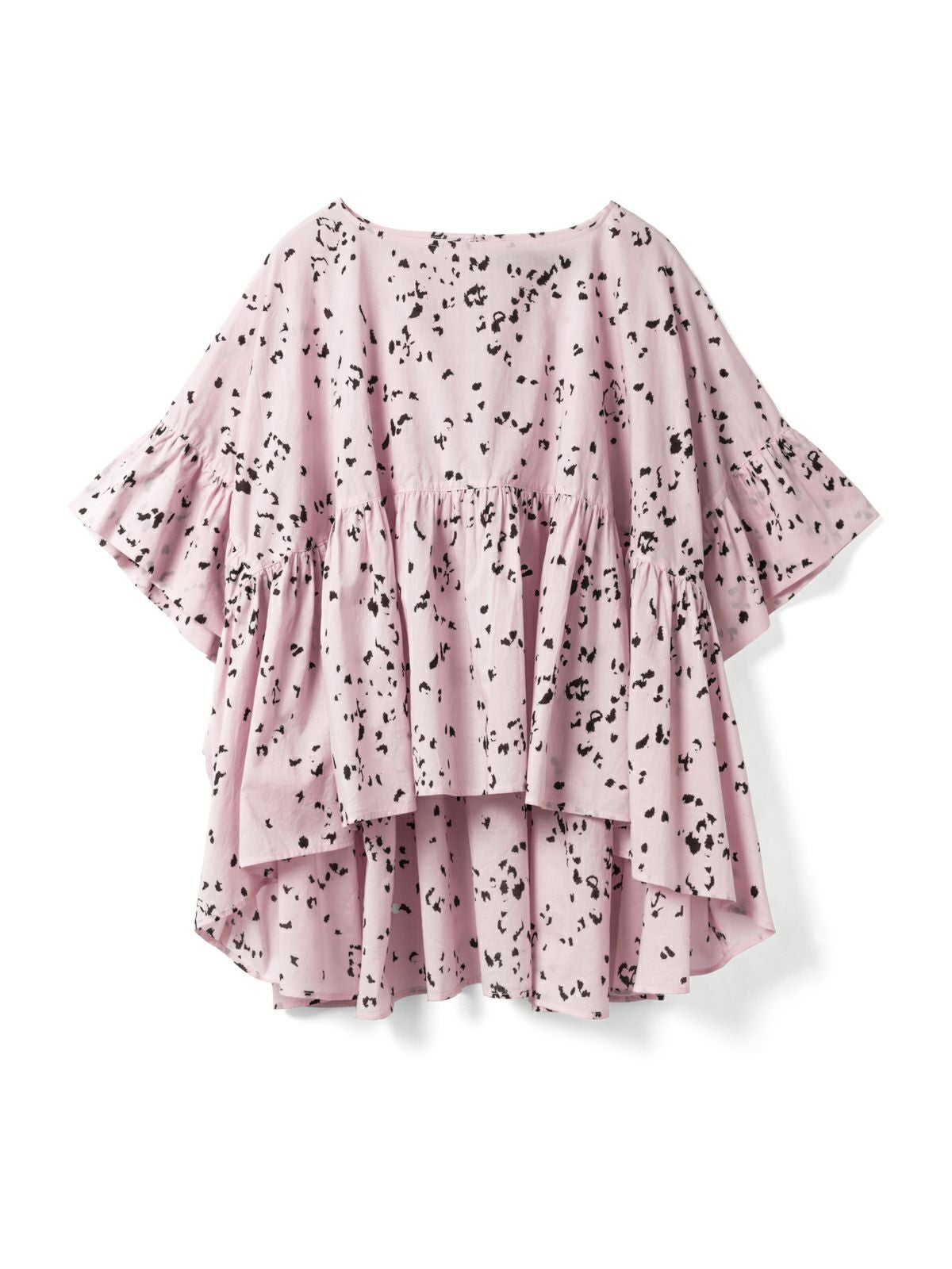 mizuiro ind プリントワイドギャザープルオーバー｜ MARcourt ONLINE