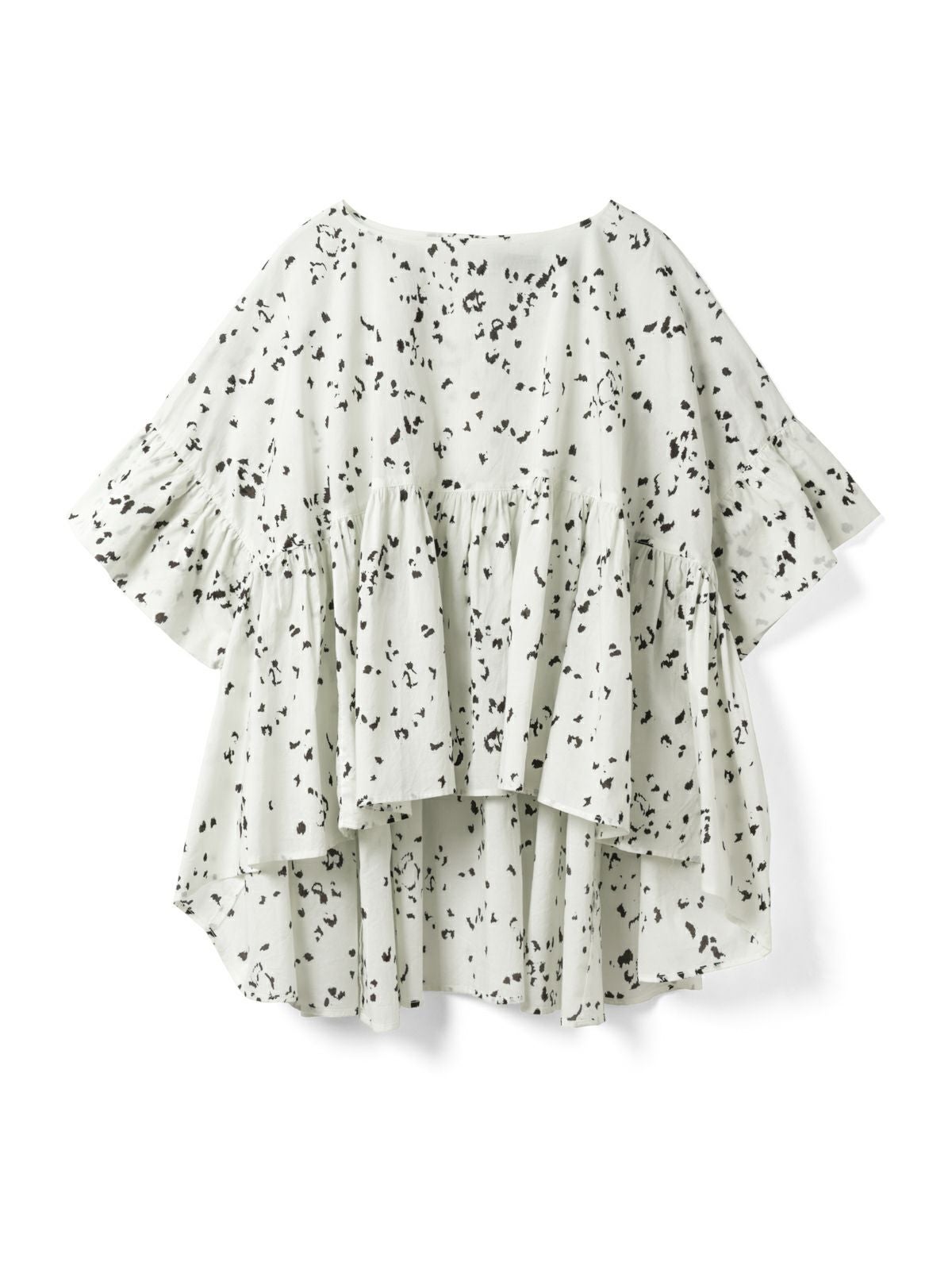 mizuiro ind プリントワイドギャザープルオーバー｜ MARcourt ONLINE