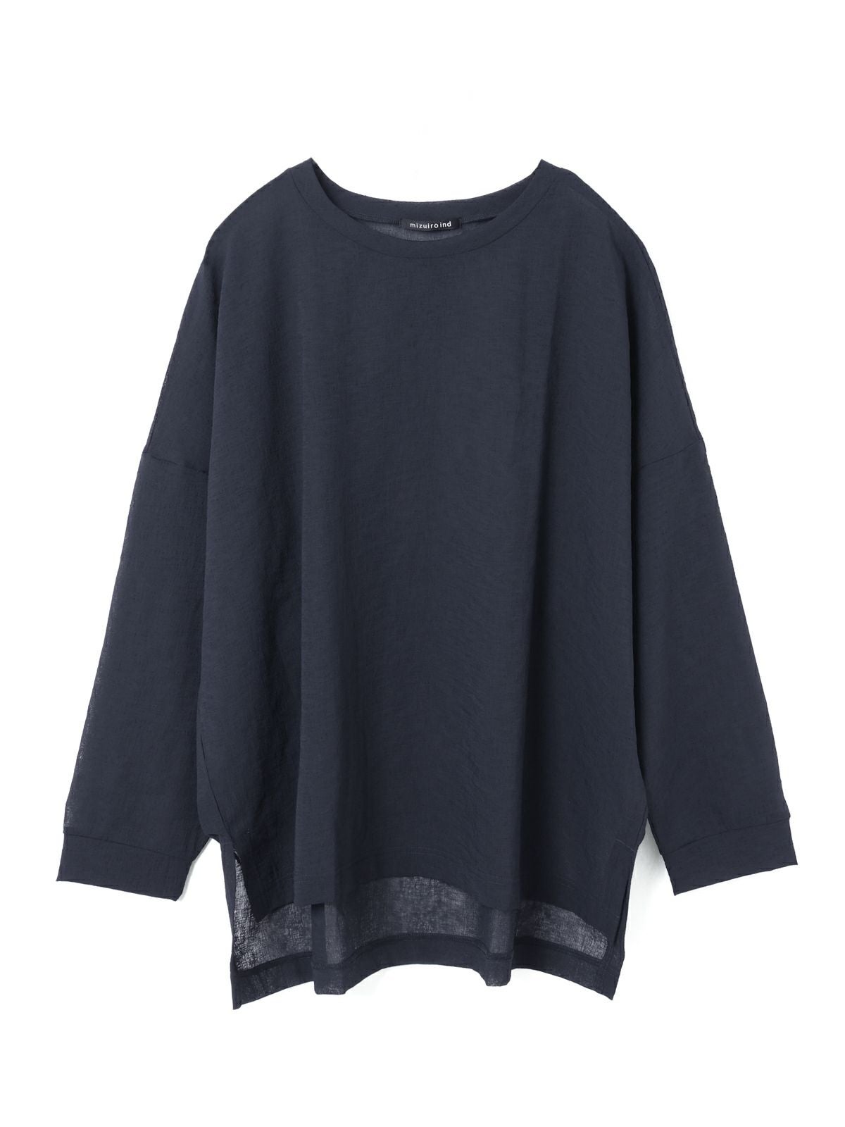 mizuiro ind ワッシャーボイルワイドプルオーバー｜ MARcourt ONLINE