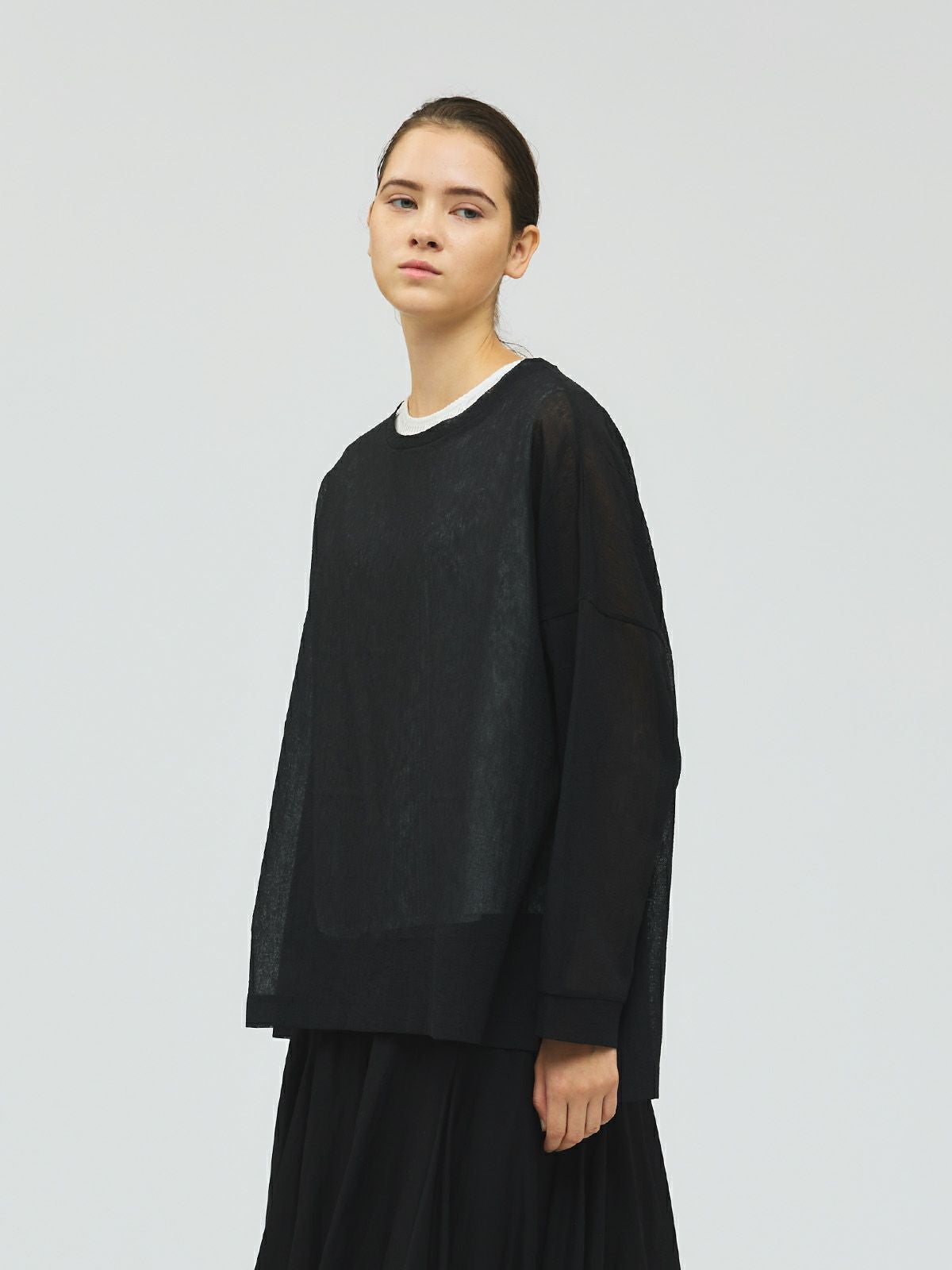 mizuiro ind ワッシャーボイルワイドプルオーバー｜ MARcourt ONLINE