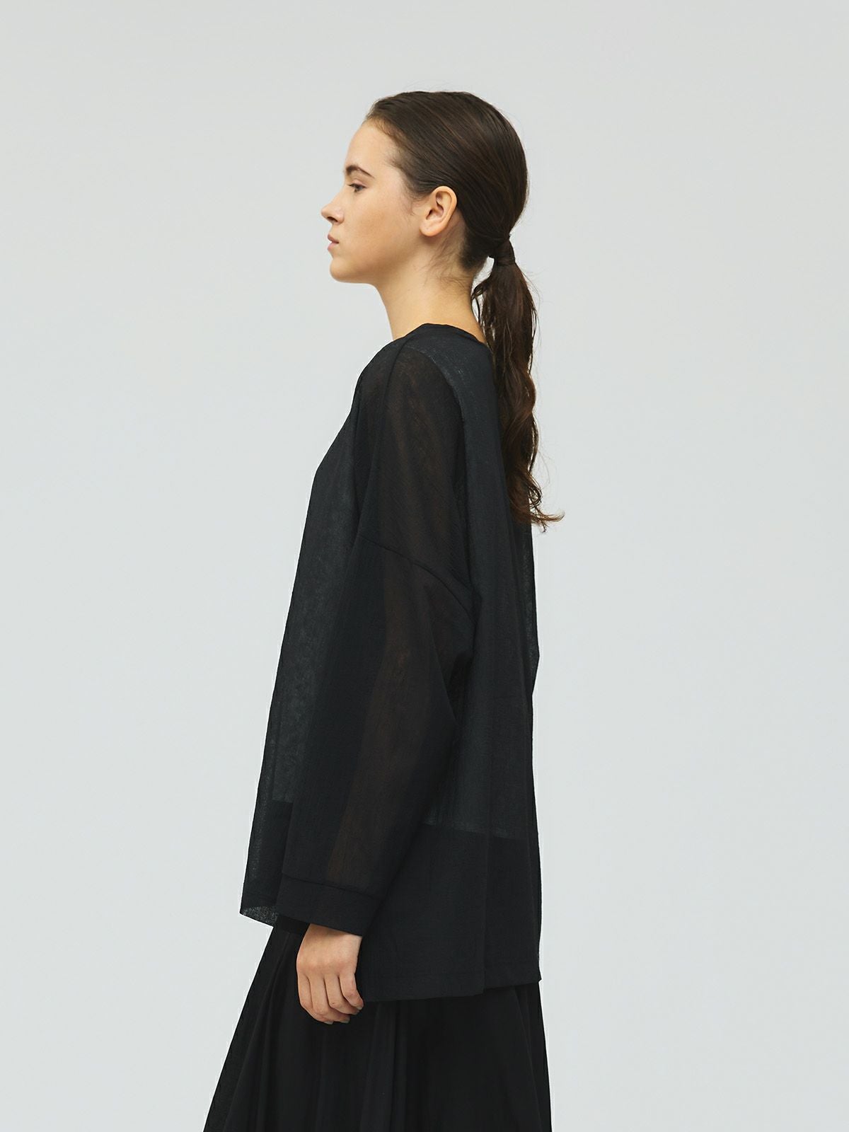 mizuiro ind ワッシャーボイルワイドプルオーバー｜ MARcourt ONLINE