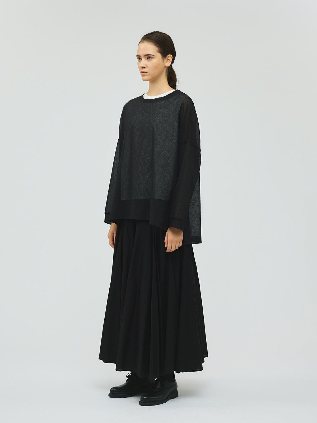 mizuiro ind ワッシャーボイルワイドプルオーバー｜ MARcourt ONLINE