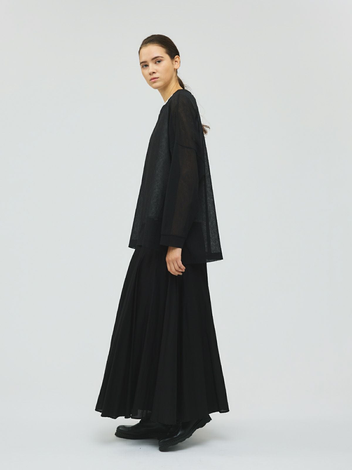 mizuiro ind ワッシャーボイルワイドプルオーバー｜ MARcourt ONLINE