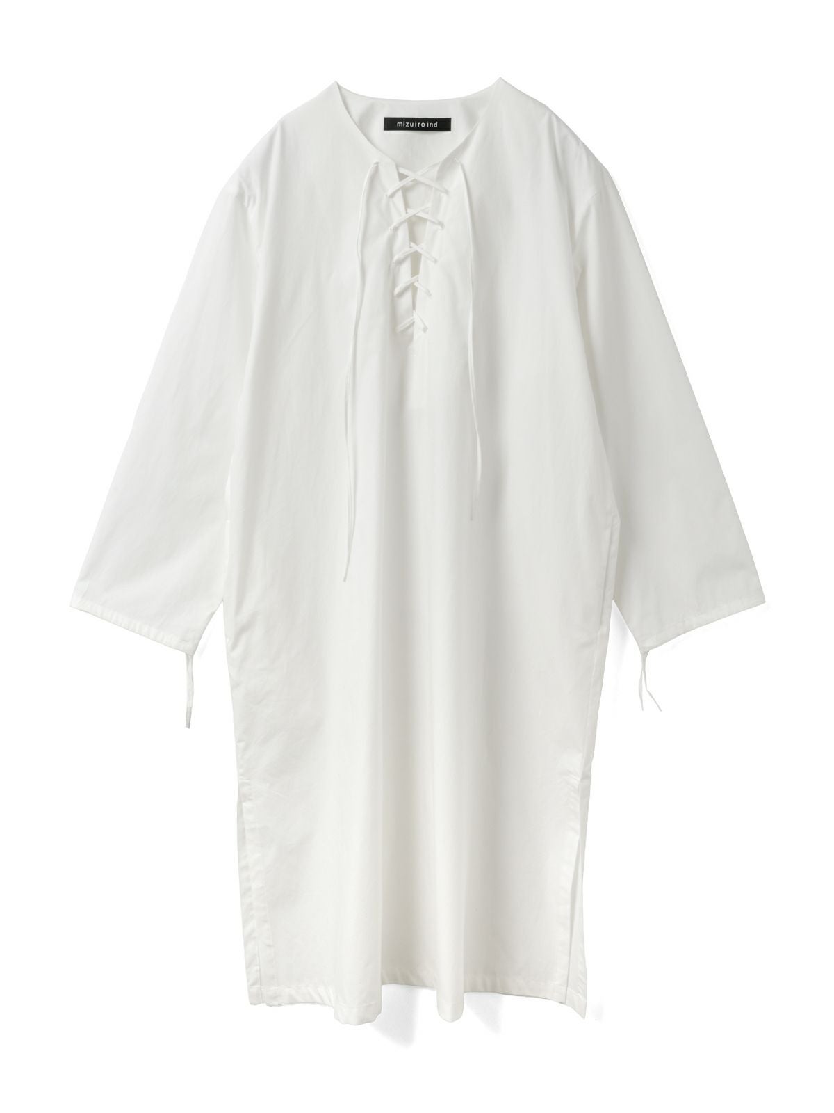 mizuiroind レース袖ワンピース mizuiro ind レースアップワンピース｜ MARcourt ONLINE STORE