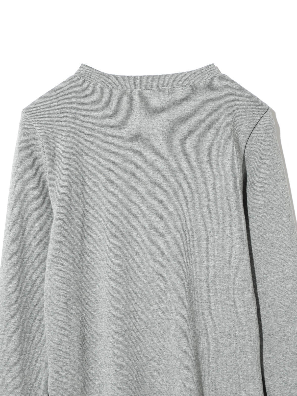 MIDIUMISOLID for Ladies リブヘンリーネックプルオーバー｜ MARcourt