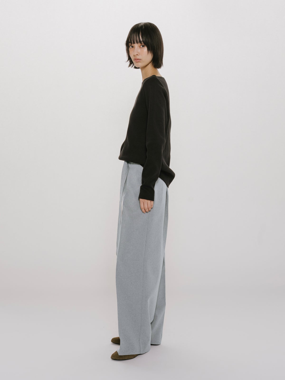 MIDIUMISOLID for Ladies ベルト付きスラックス｜ MARcourt ONLINE