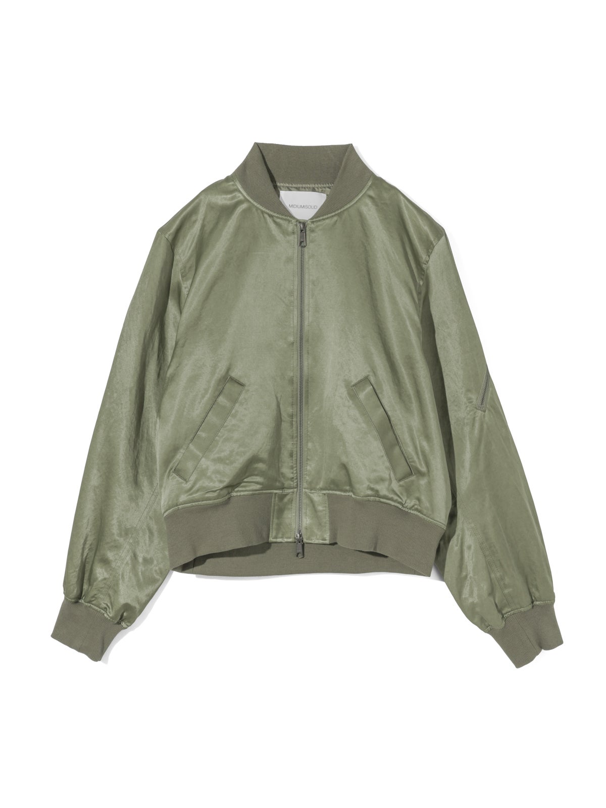 MIDIUMISOLID Men's ブリーチサテンMA-1｜ MARcourt ONLINE STORE