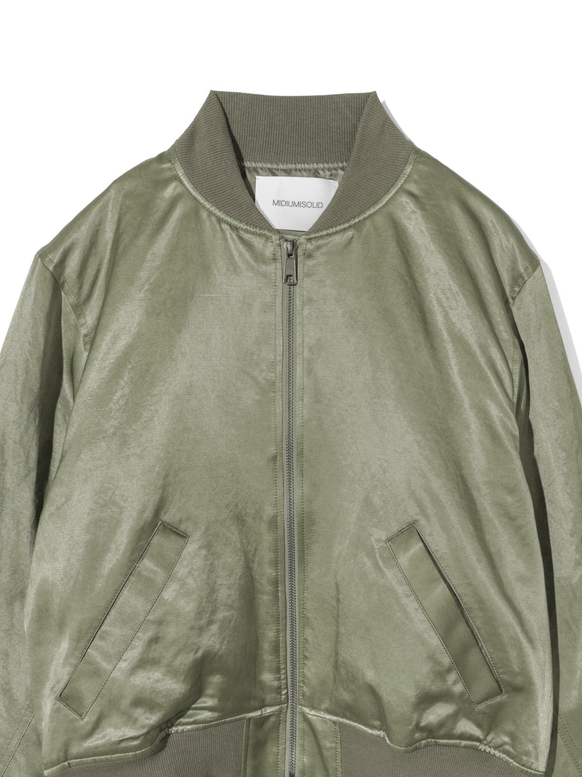 MIDIUMISOLID Men's ブリーチサテンMA-1｜ MARcourt ONLINE STORE