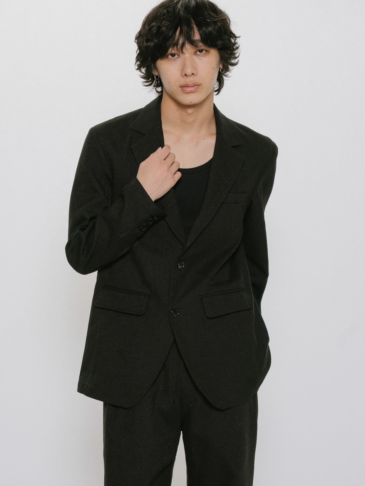 MIDIUMISOLID Men's リネン混テーラードジャケット｜ MARcourt ONLINE