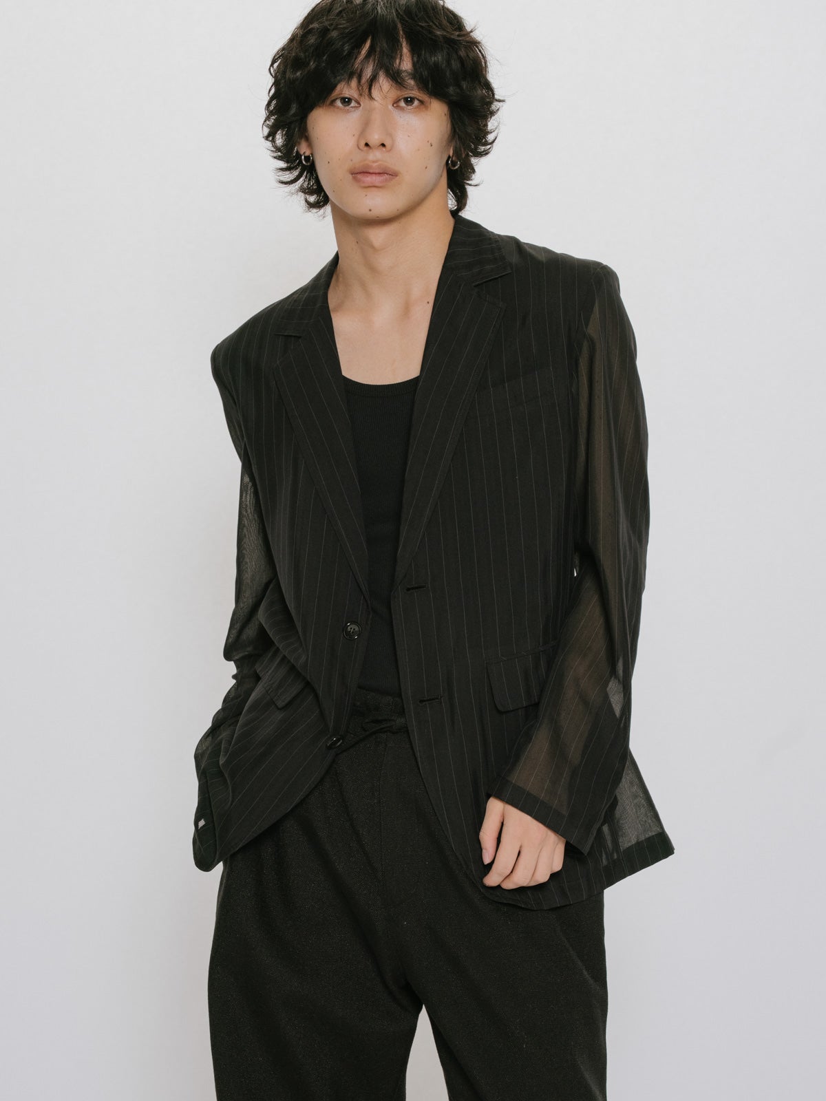 MIDIUMISOLID Men's シアーストライプジャケット｜ MARcourt ONLINE