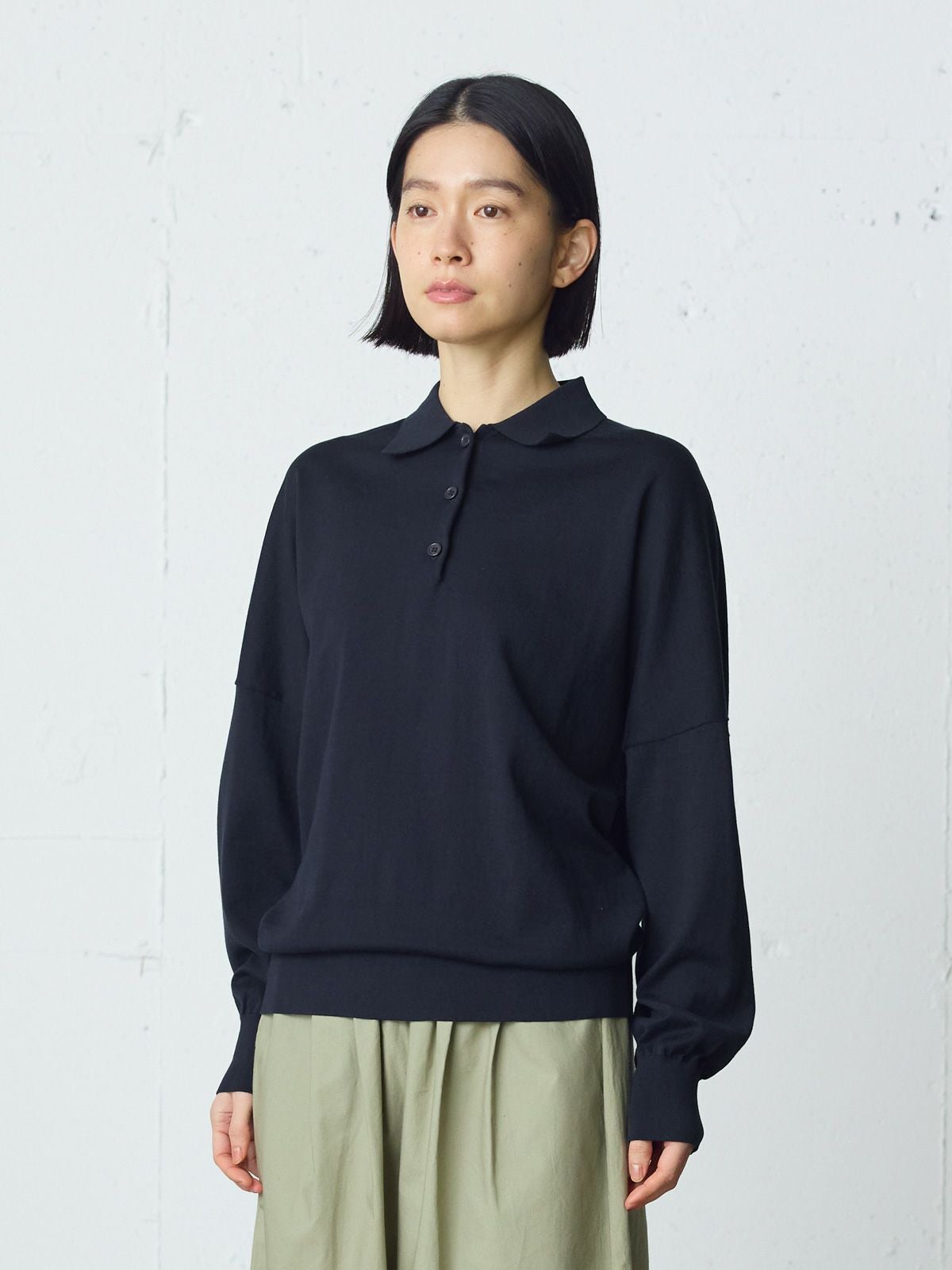 00s Supreme ジャガード編み ニットポロ ブラック M ADRER（アドラー） ポロシャツ extra quality block check polo knit