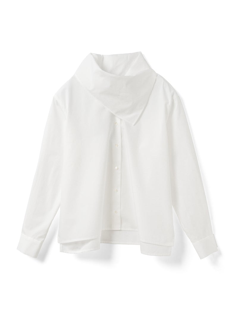 スカーフカラーシャツ