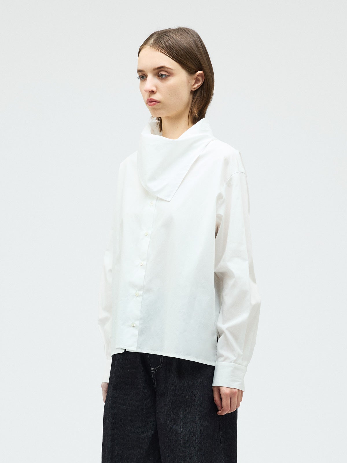 mizuiro ind スカーフカラーシャツ｜ MARcourt ONLINE STORE