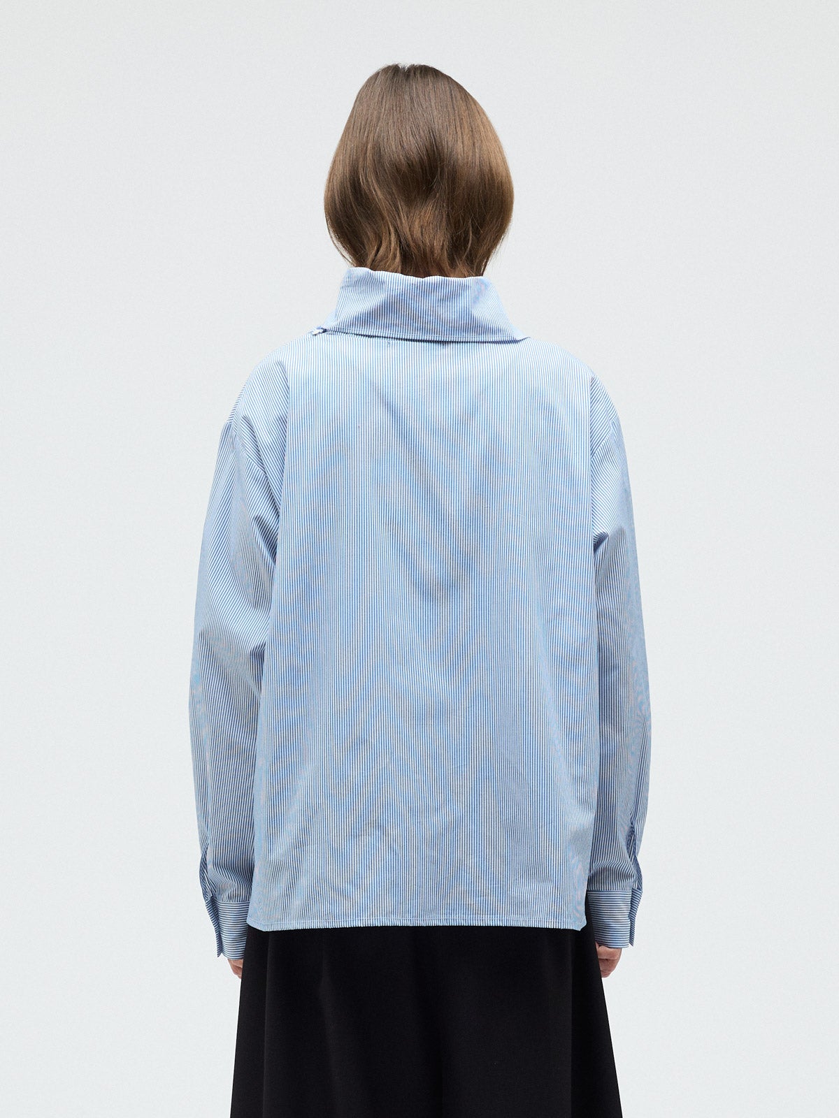 mizuiro ind ストライプスカーフカラーシャツ｜ MARcourt ONLINE STORE