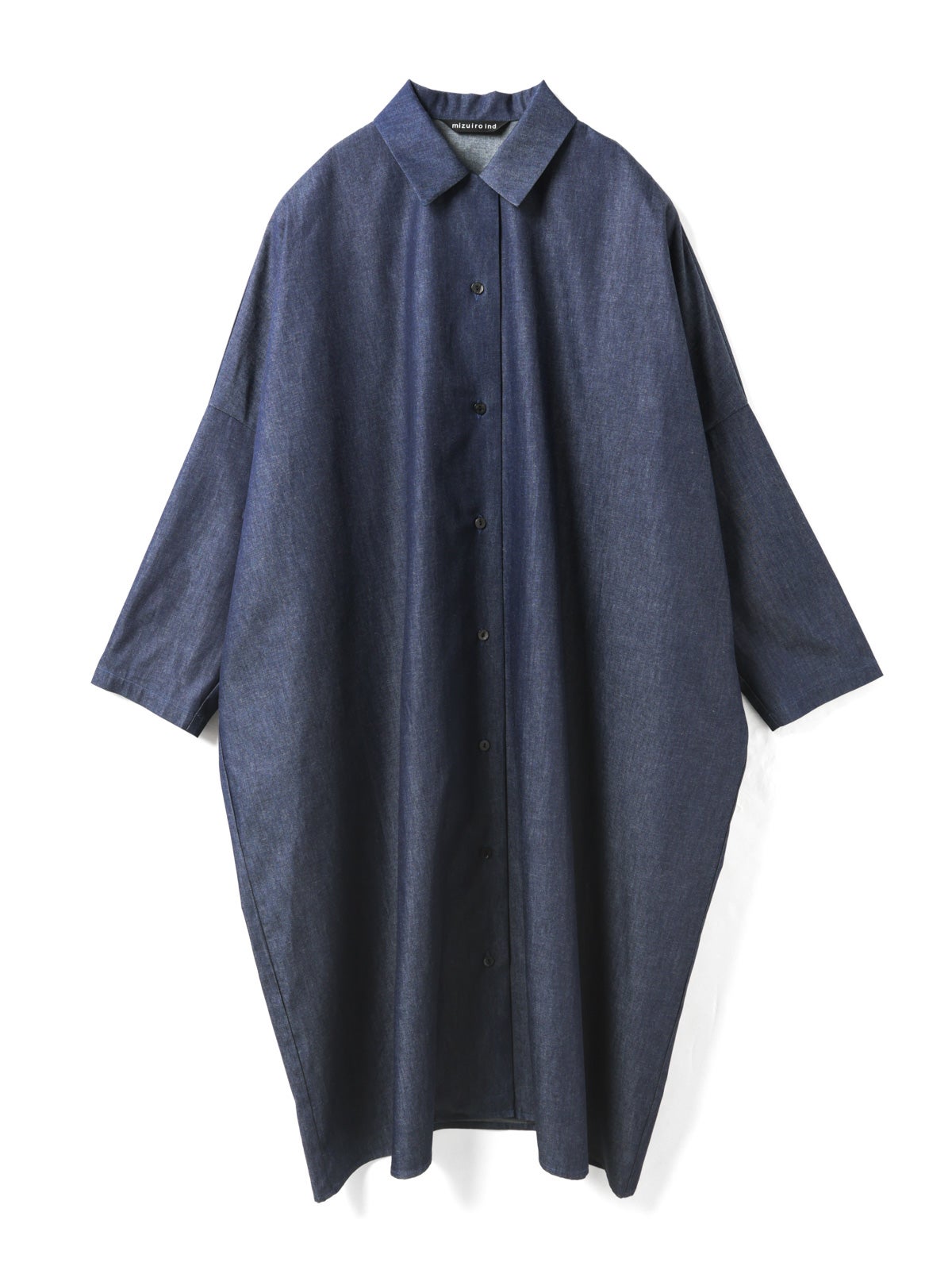 mizuiro ind デニムワイドシャツコート｜ MARcourt ONLINE STORE