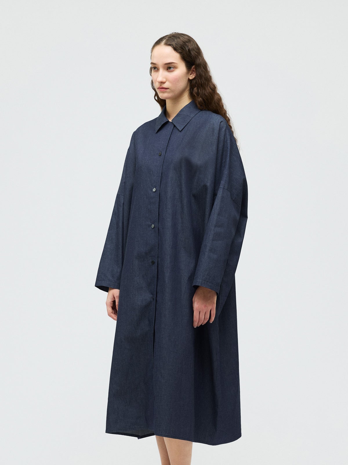 mizuiro ind デニムワイドシャツコート｜ MARcourt ONLINE STORE