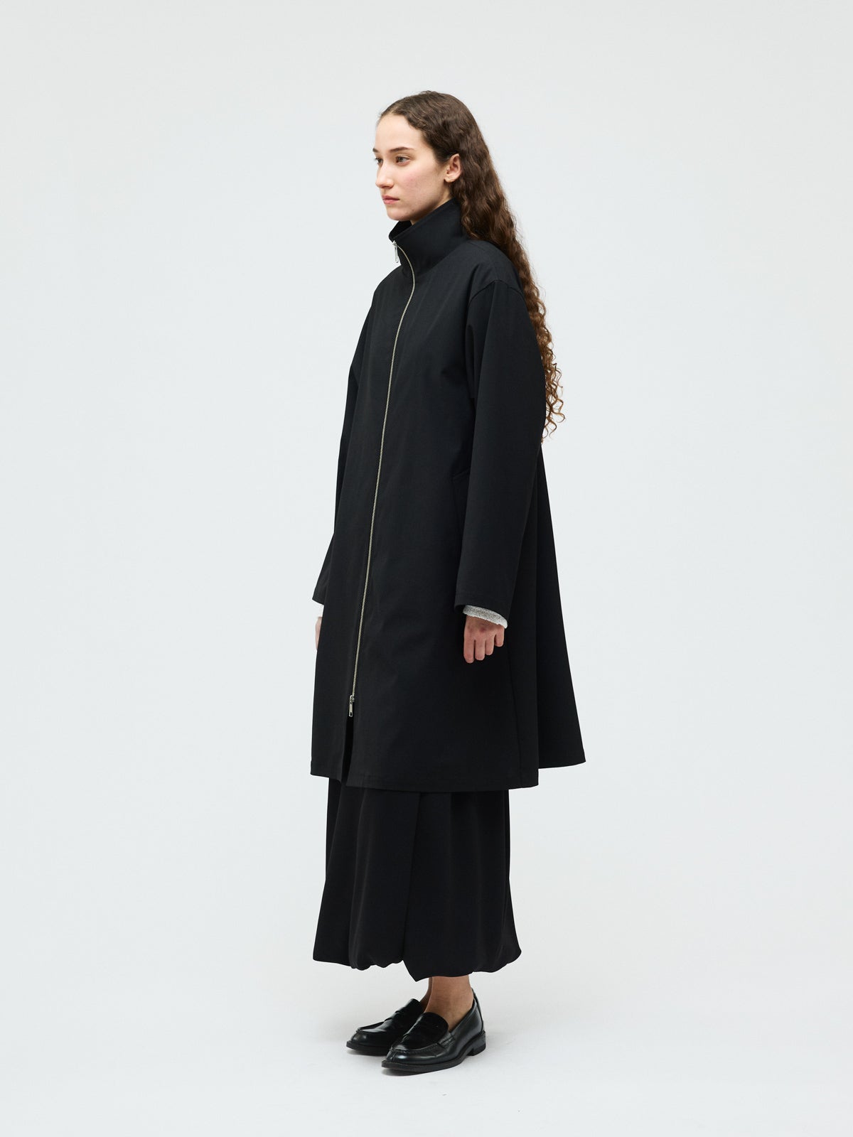 mizuiro ind ハイネックジップコート｜ MARcourt ONLINE STORE
