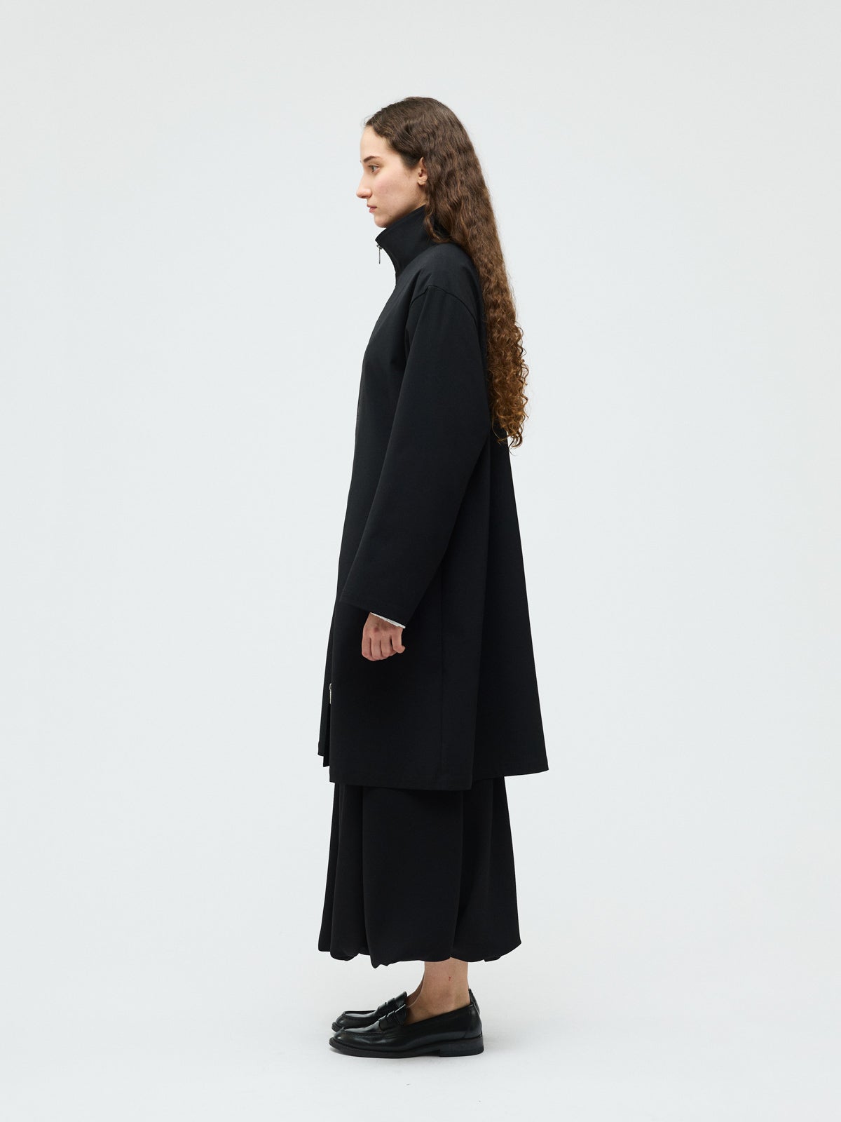 mizuiro ind ハイネックジップコート｜ MARcourt ONLINE STORE