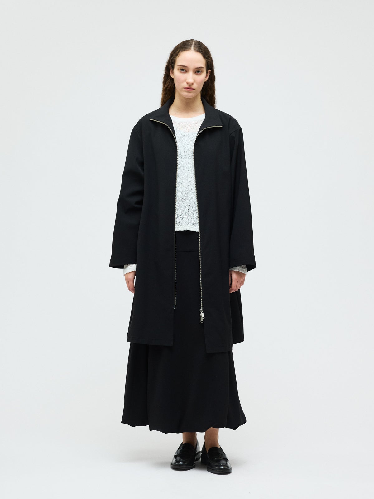 mizuiro ind ハイネックジップコート｜ MARcourt ONLINE STORE