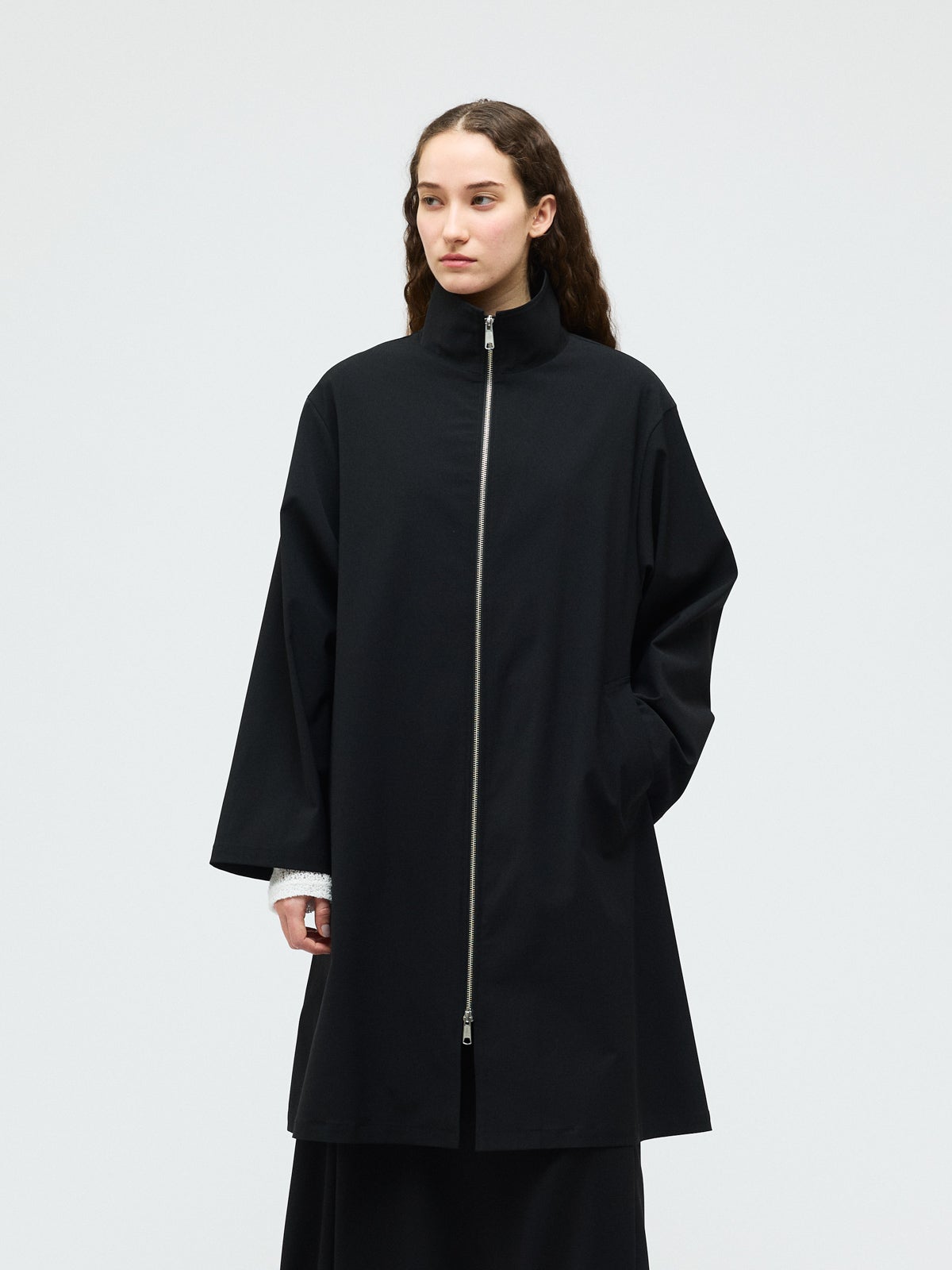 mizuiro ind ハイネックジップコート｜ MARcourt ONLINE STORE