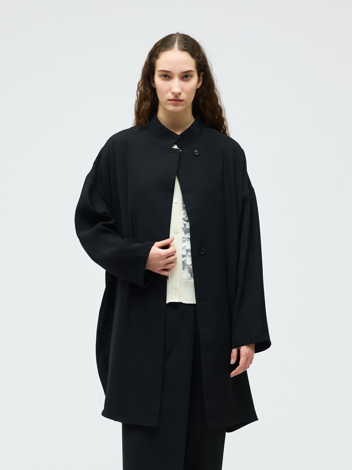 mizuiro ind スタンドカラーワイドジャケット｜ MARcourt ONLINE STORE