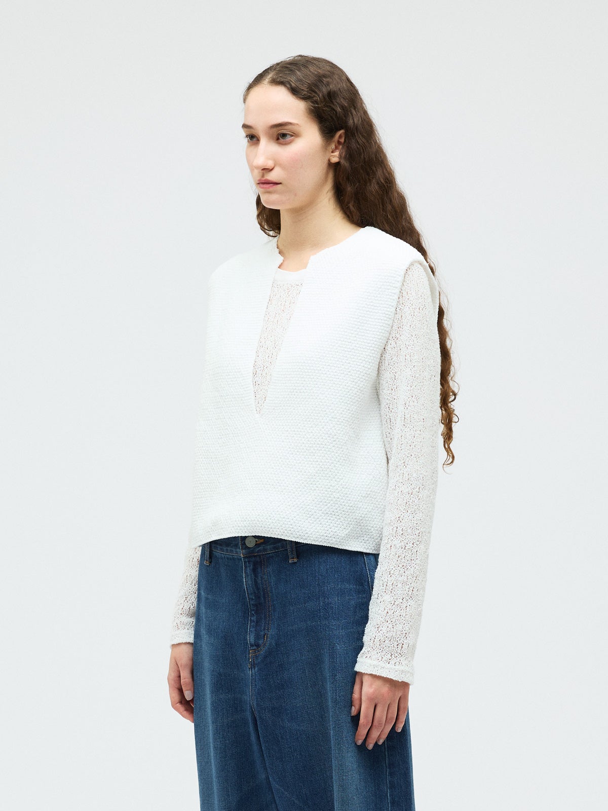 mizuiro ind ディープVネックベスト｜ MARcourt ONLINE STORE