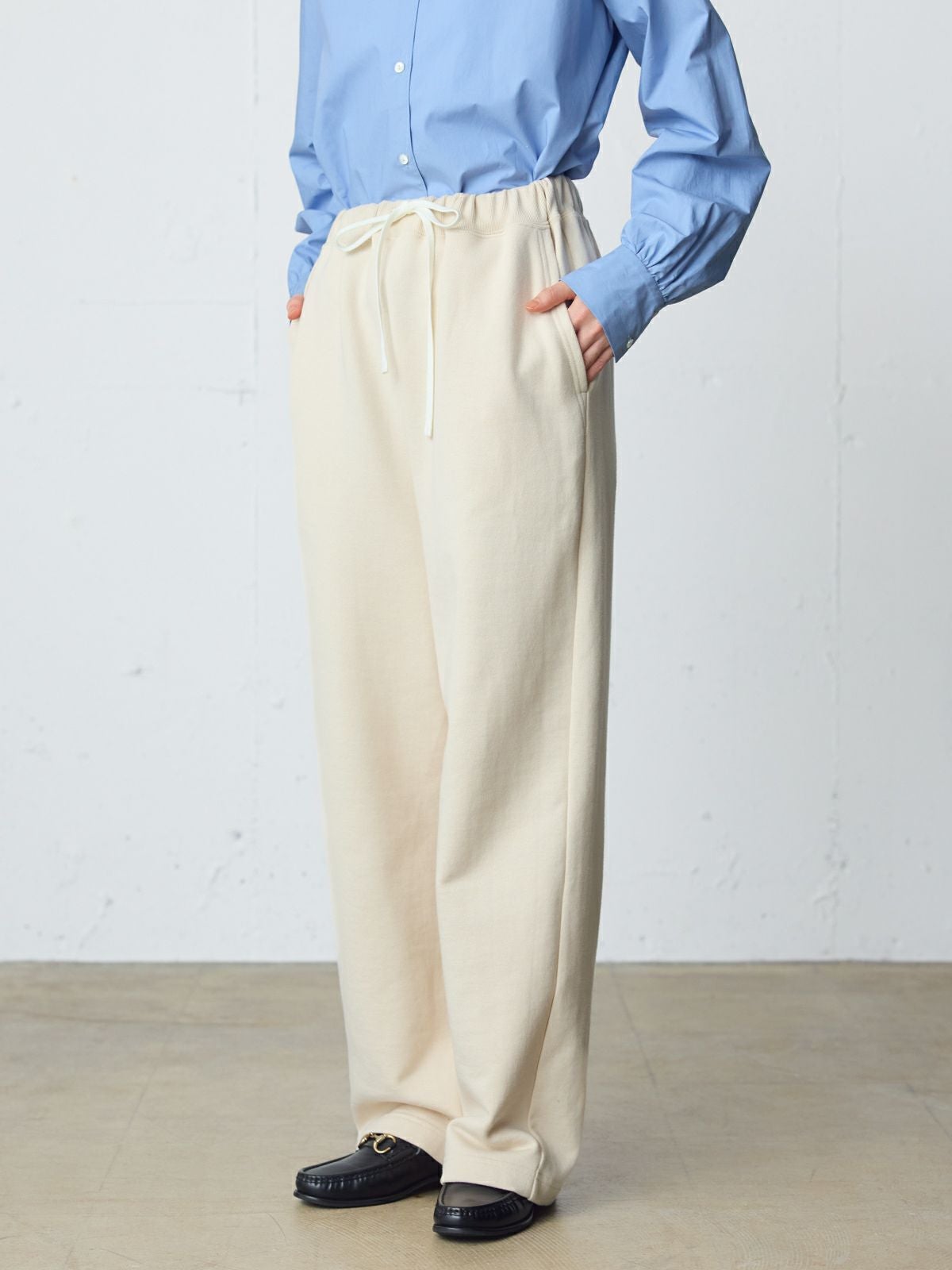 umeumeumetti ヴェガ] ピュア コットン デニム パンツ, navy | Max Mara