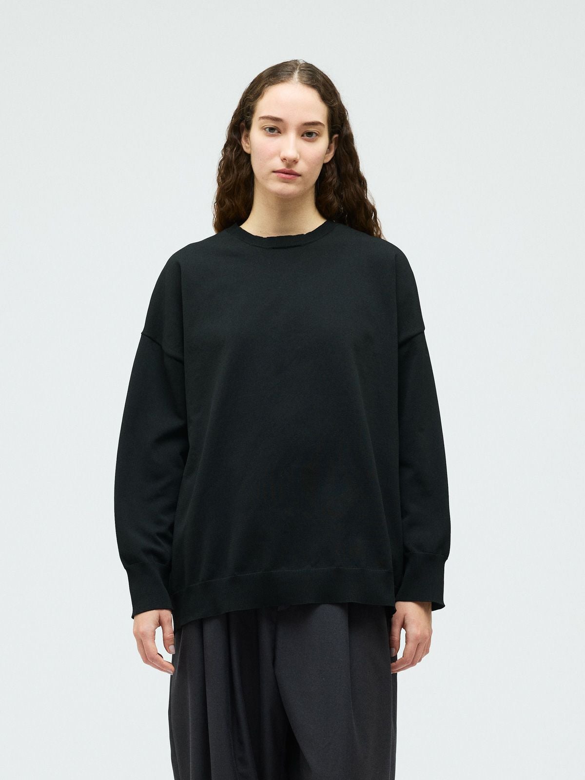mizuiro ind クルーネックワイドプルオーバー｜ MARcourt ONLINE STORE