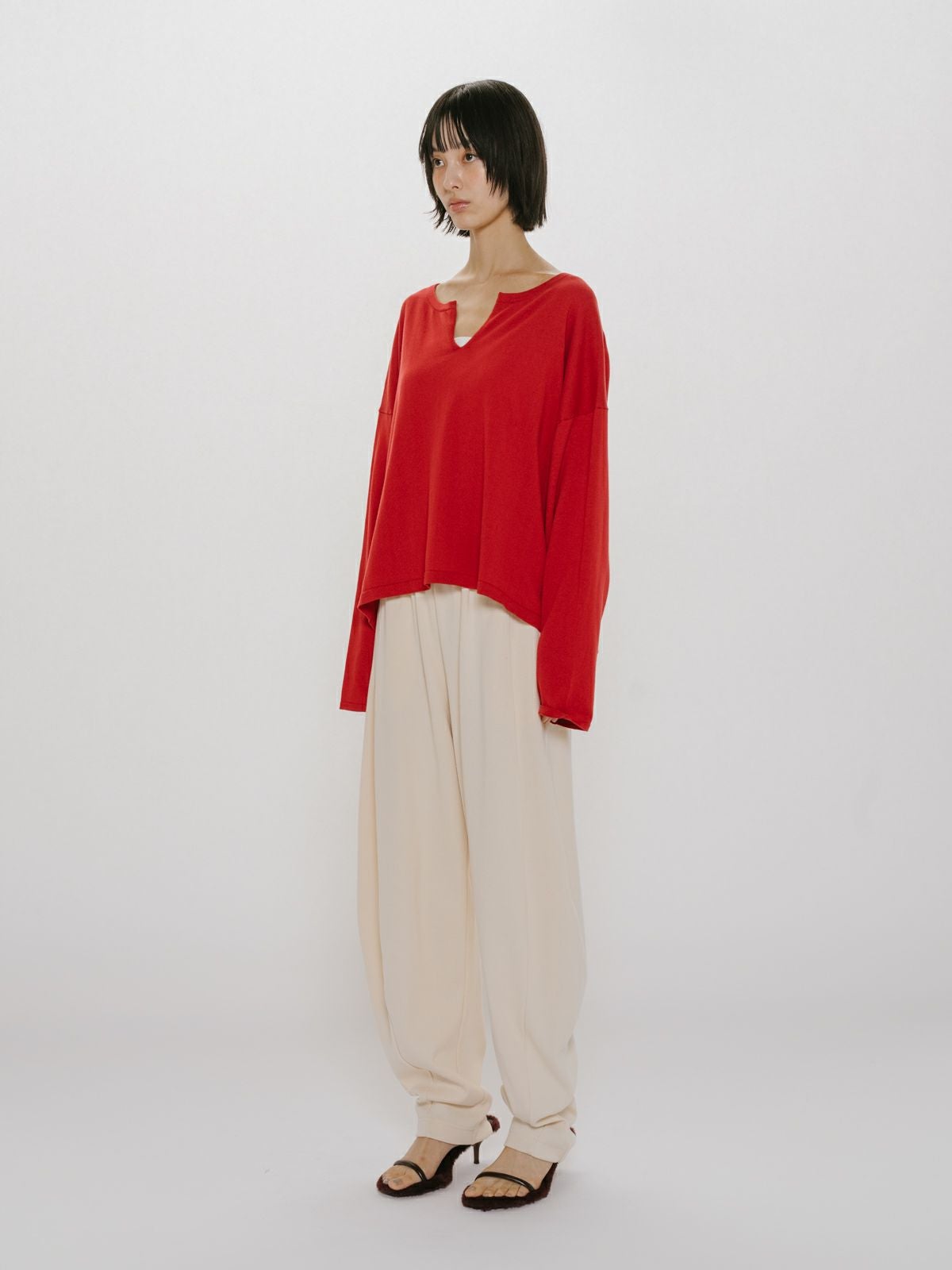 9月14日(月)正午販売終了 ]MIDIUMISOLID for Ladies スキッパーワイド