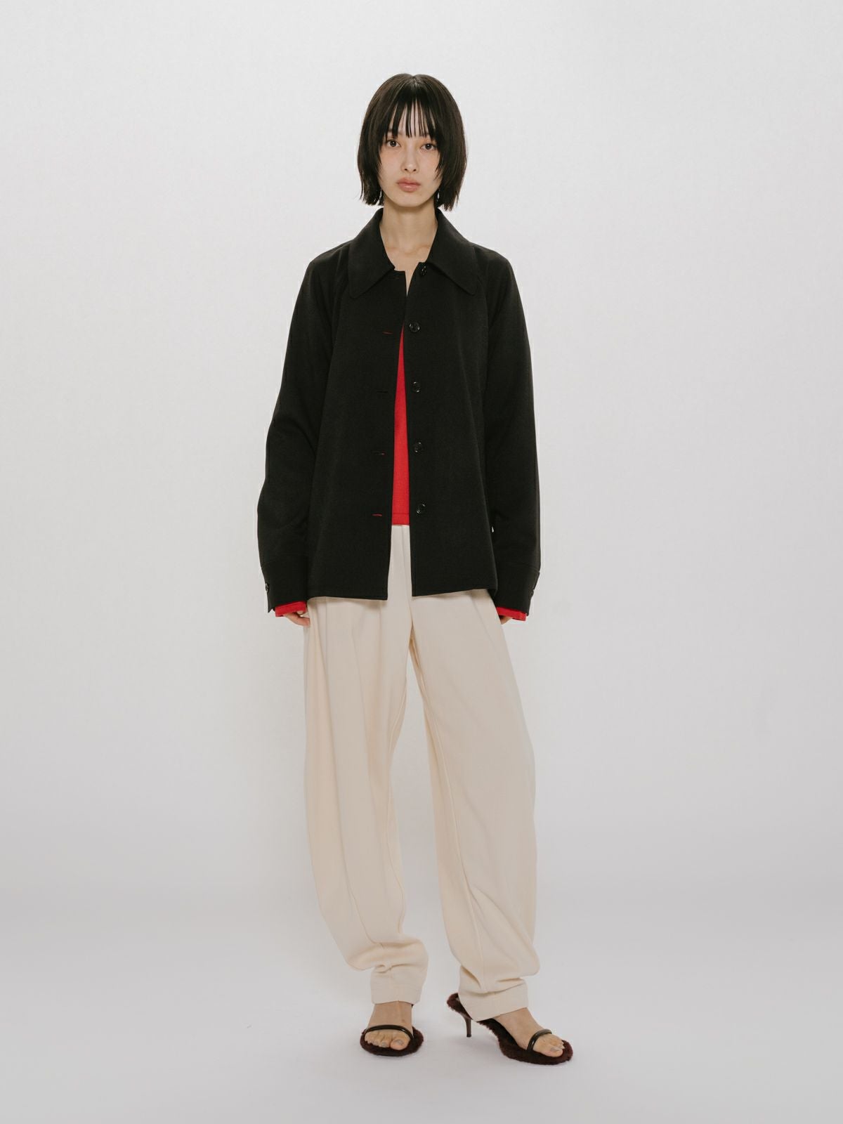 9月14日(月)正午販売終了 ]MIDIUMISOLID for Ladies スキッパーワイド