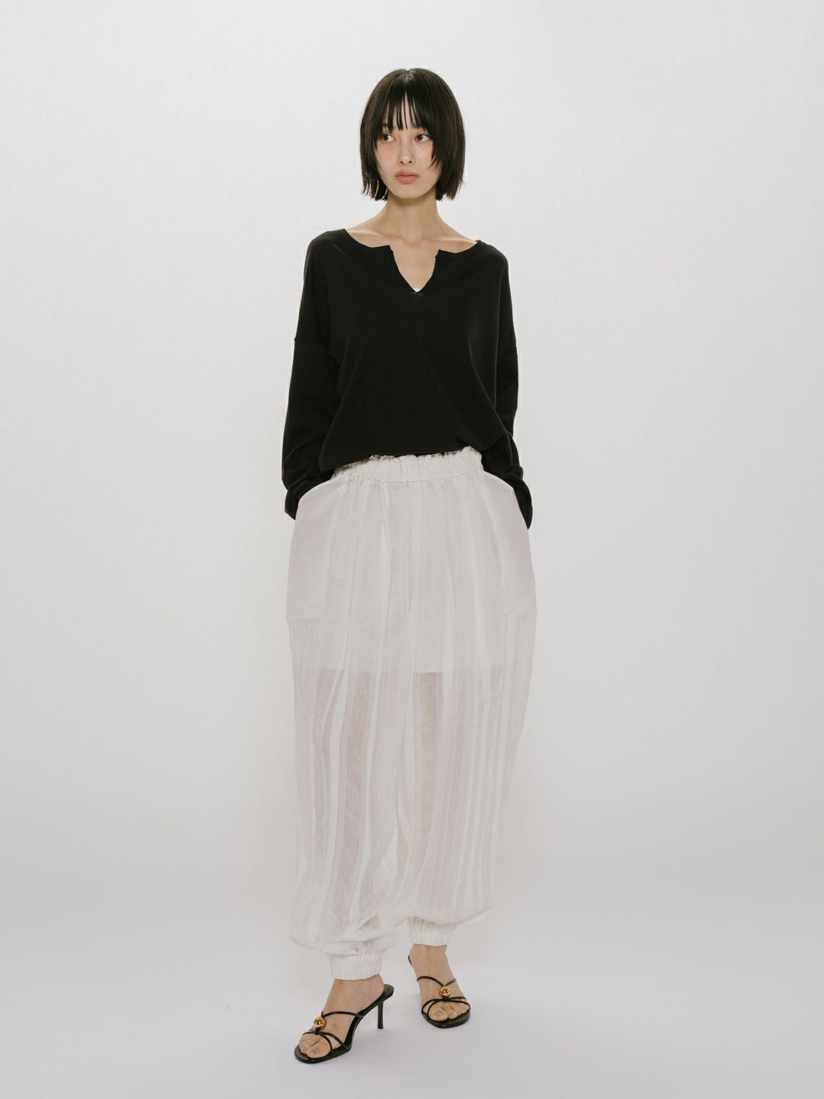 9月14日(月)正午販売終了 ]MIDIUMISOLID for Ladies スキッパーワイド