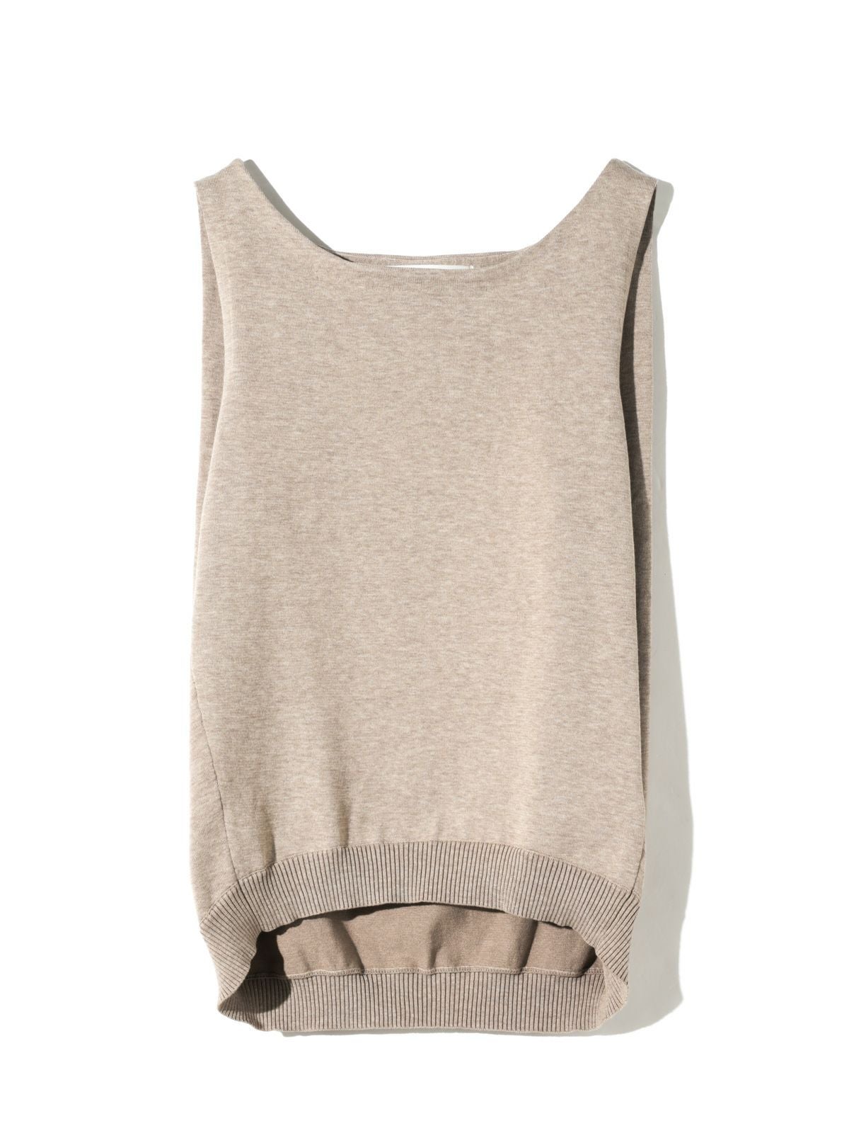 MIDIUMISOLID for Ladies タックノースリーブワイドベスト｜ MARcourt