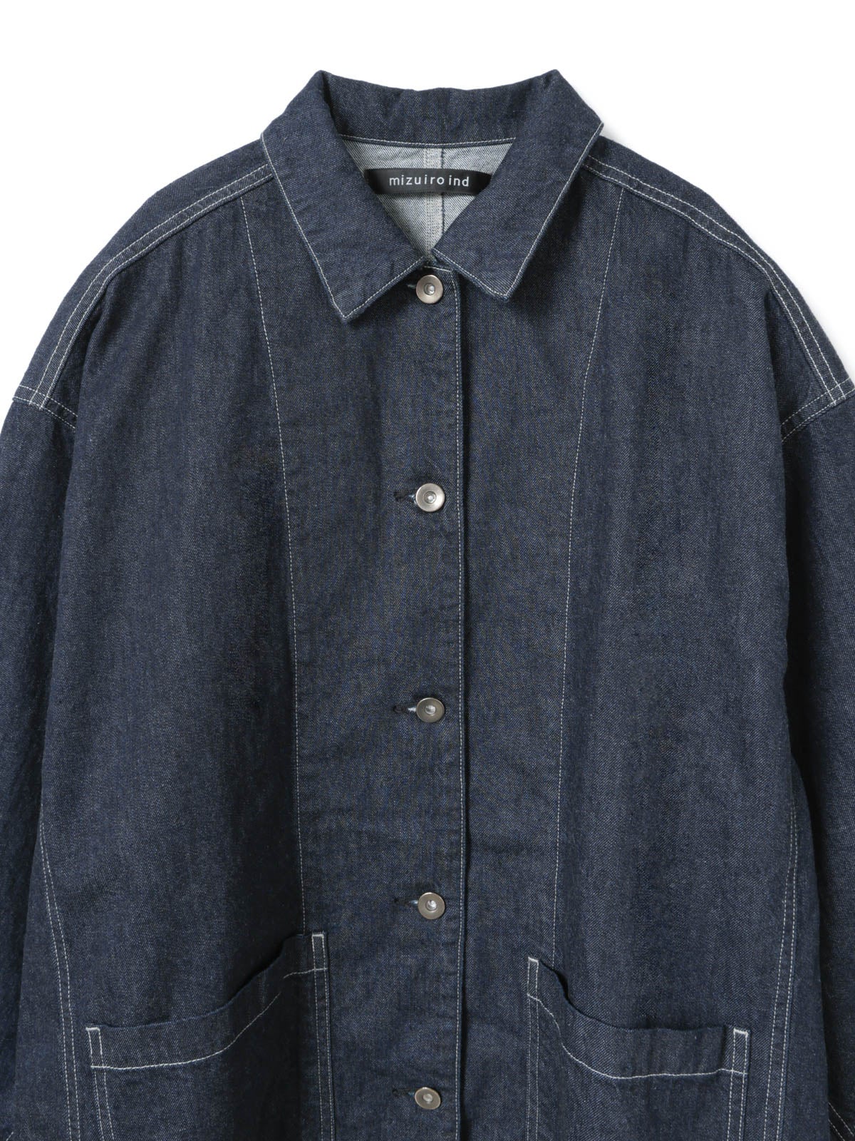 mizuiro ind ワイドデニムカバーオール(ONEWASH)｜ MARcourt ONLINE