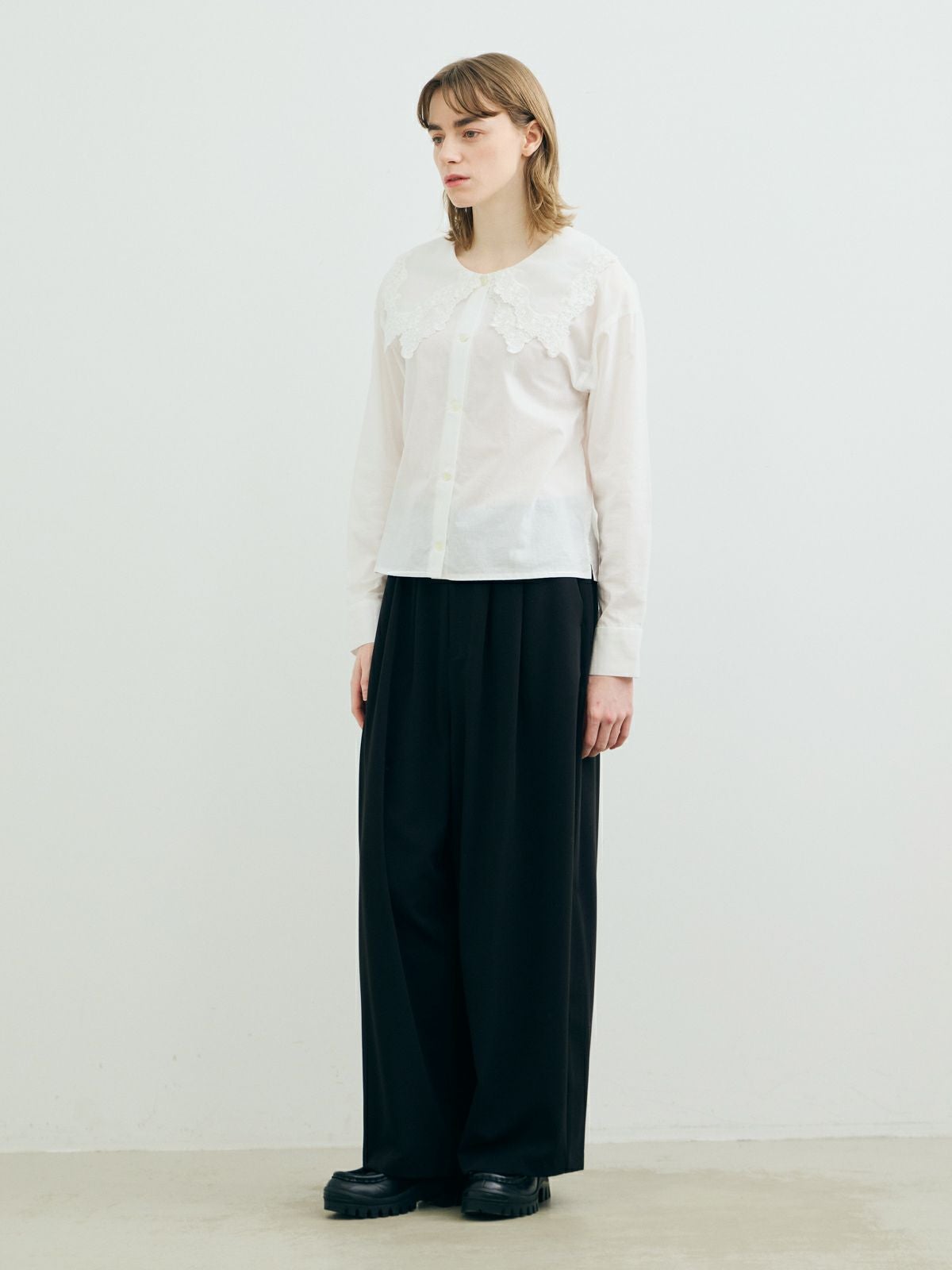 MARMARMAR レースワイドシャツ MARMARMAR レースワイドシャツ｜ MARcourt ONLINE STORE - マーコート