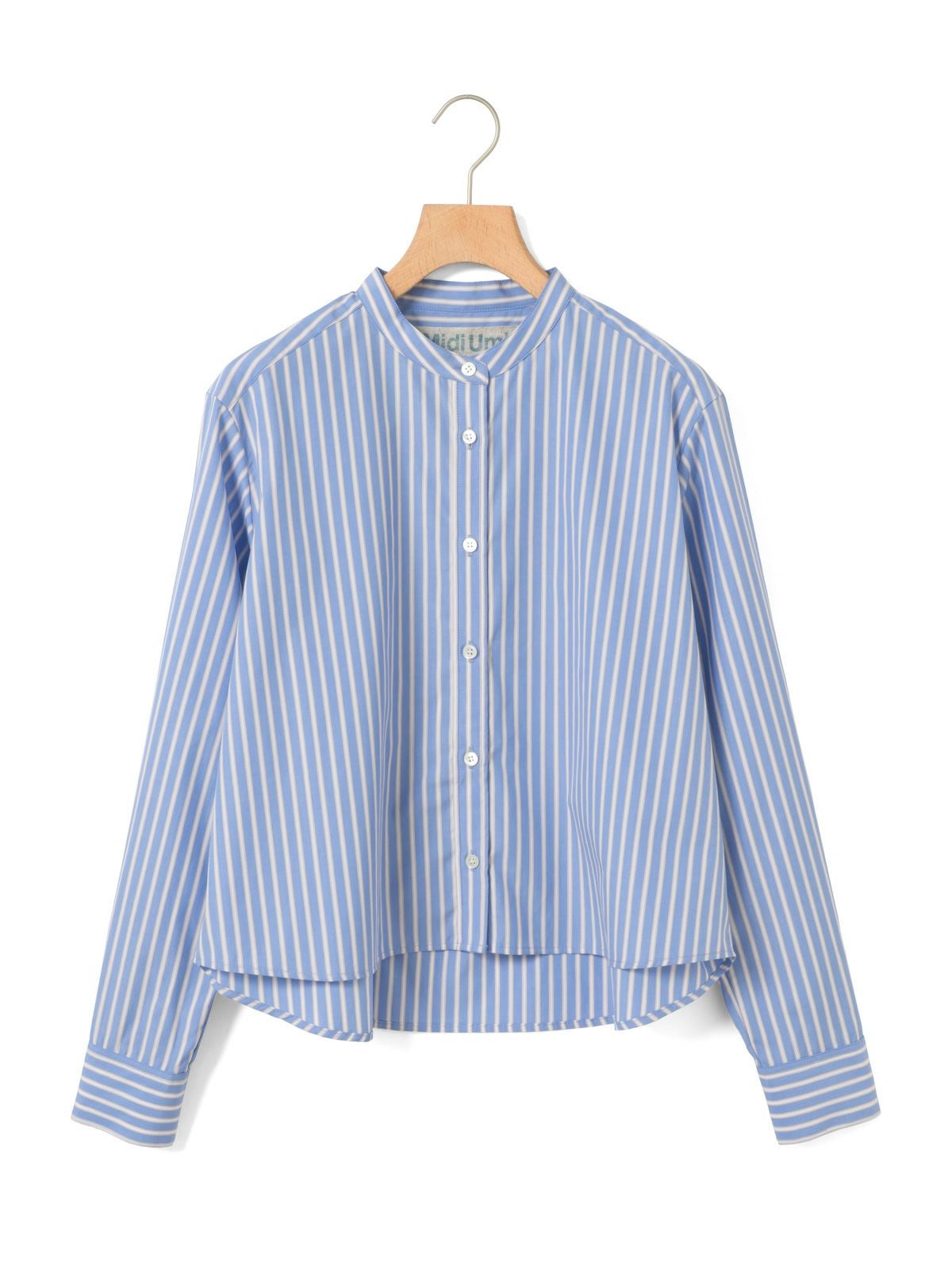 MidiUmi パターンショートシャツ ブルーストライプ MidiUmi パターンショートシャツ｜ MARcourt ONLINE STORE