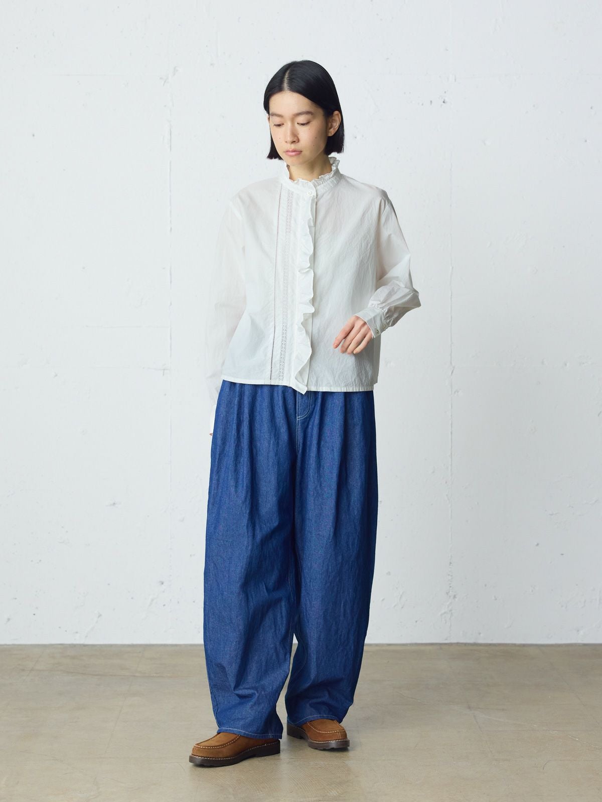 MidiUmi フロントフリルレースシャツ｜ MARcourt ONLINE STORE