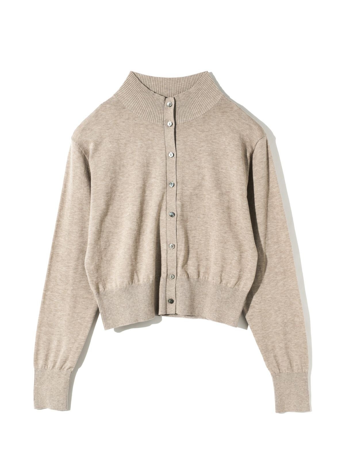 MIDIUMISOLID for Ladies ハイネックショートカーディガン｜ MARcourt