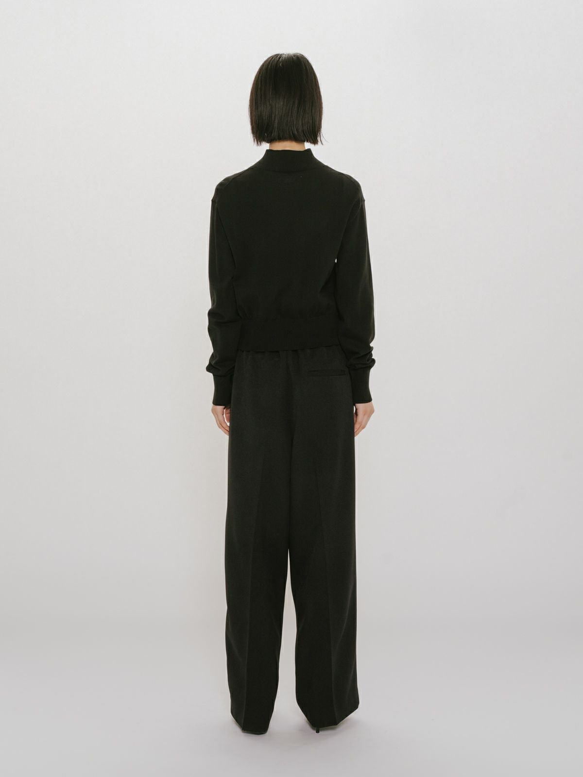 MIDIUMISOLID for Ladies ハイネックショートカーディガン｜ MARcourt