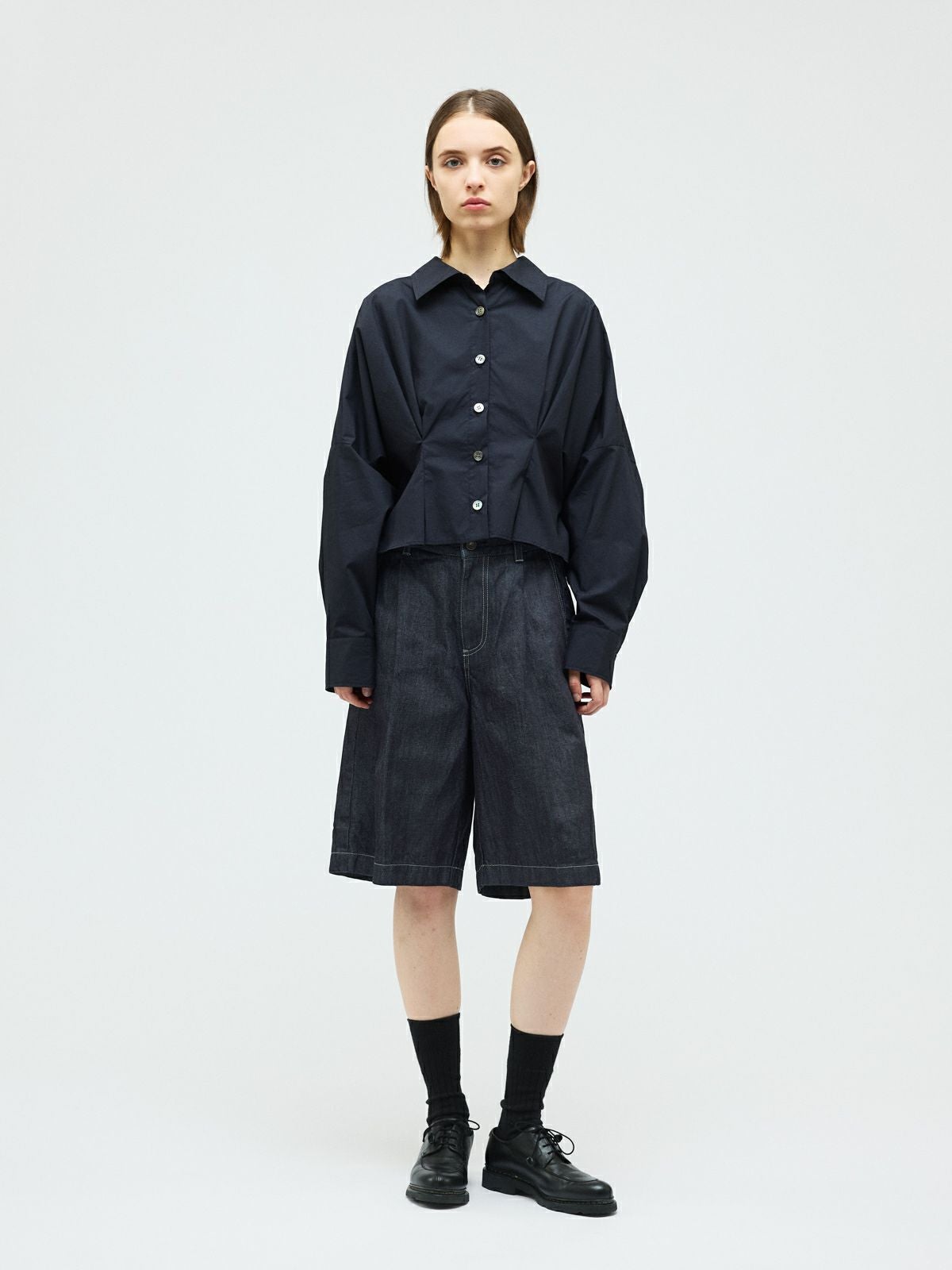 mizuiro ind デニムハーフパンツ(ONEWASH)｜ MARcourt ONLINE STORE
