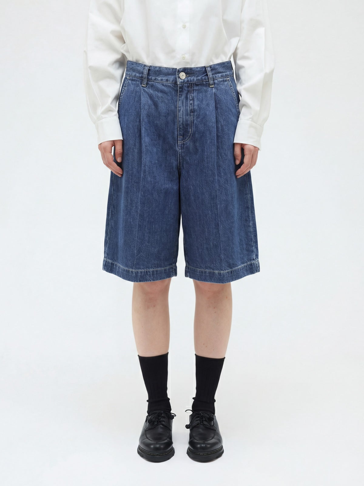 mizuiro ind デニムハーフパンツ(BLEACH)｜ MARcourt ONLINE STORE