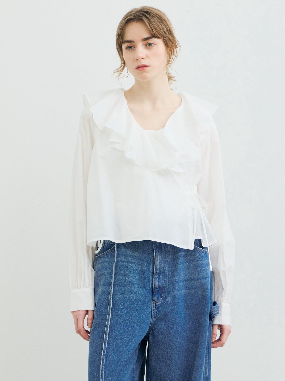 MARMARMAR ラッフルフリルカシュクールブラウス｜ MARcourt ONLINE