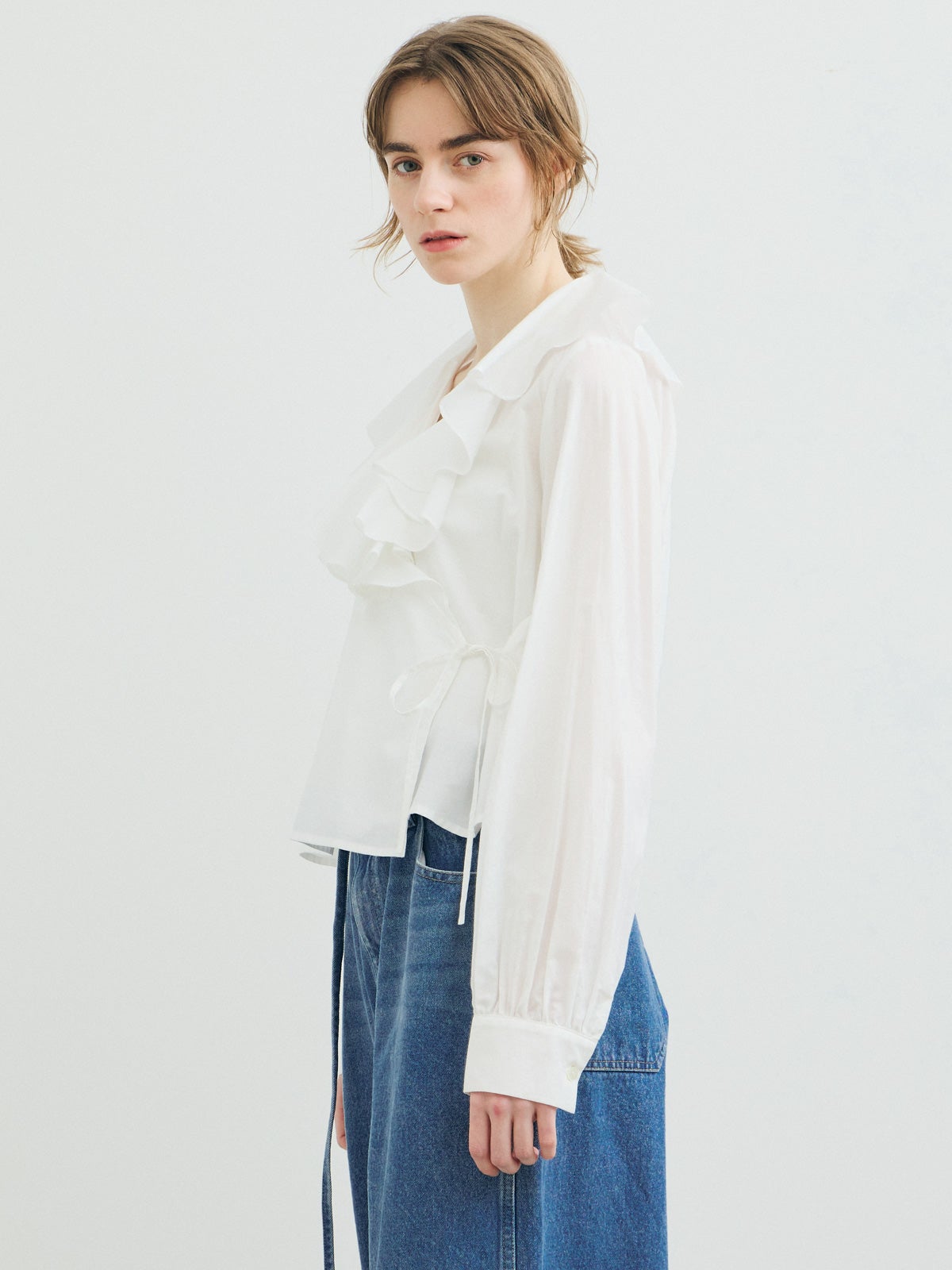 MARMARMAR ラッフルフリルカシュクールブラウス｜ MARcourt ONLINE