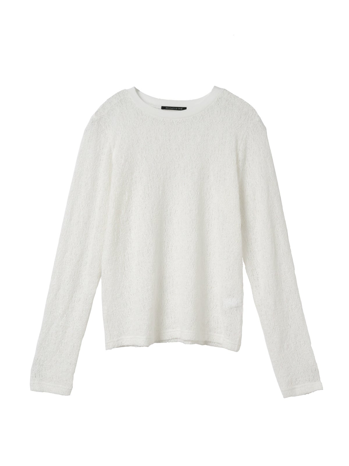 mizuiro ind レースクルーネックTシャツ｜ MARcourt ONLINE STORE