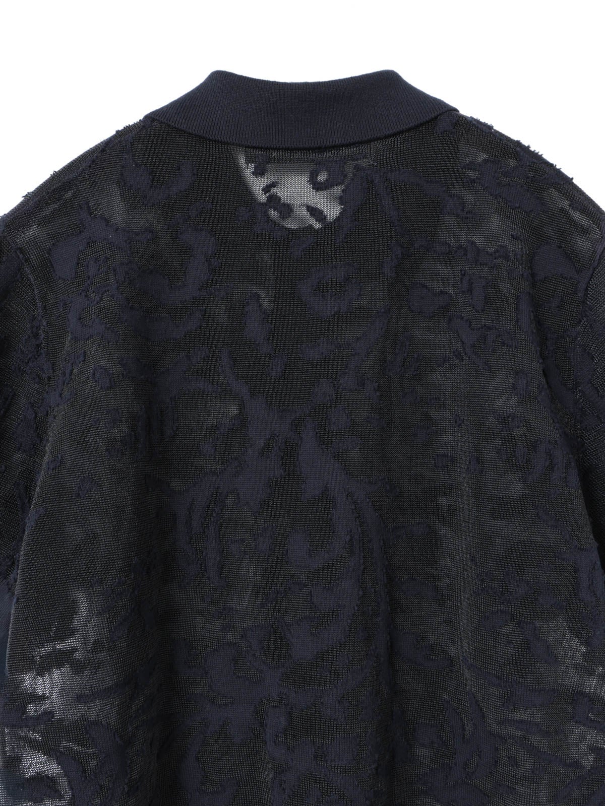 mizuiro ind メッシュ刺繍ポロプルオーバー｜ MARcourt ONLINE STORE